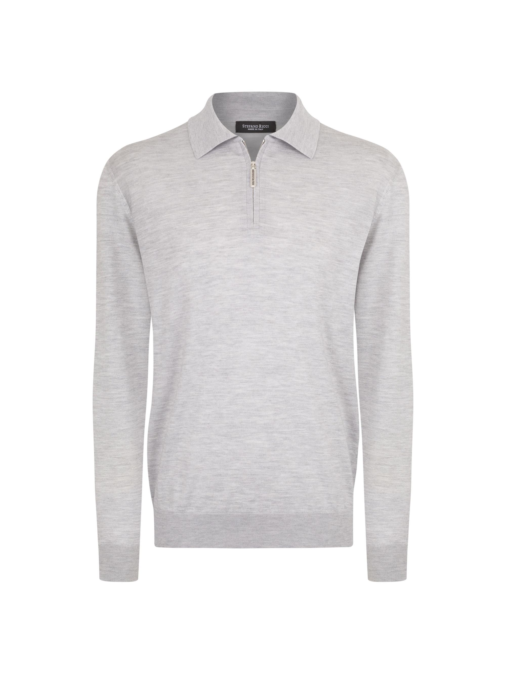Stefano Ricci Men's Polo Sweater - Blue