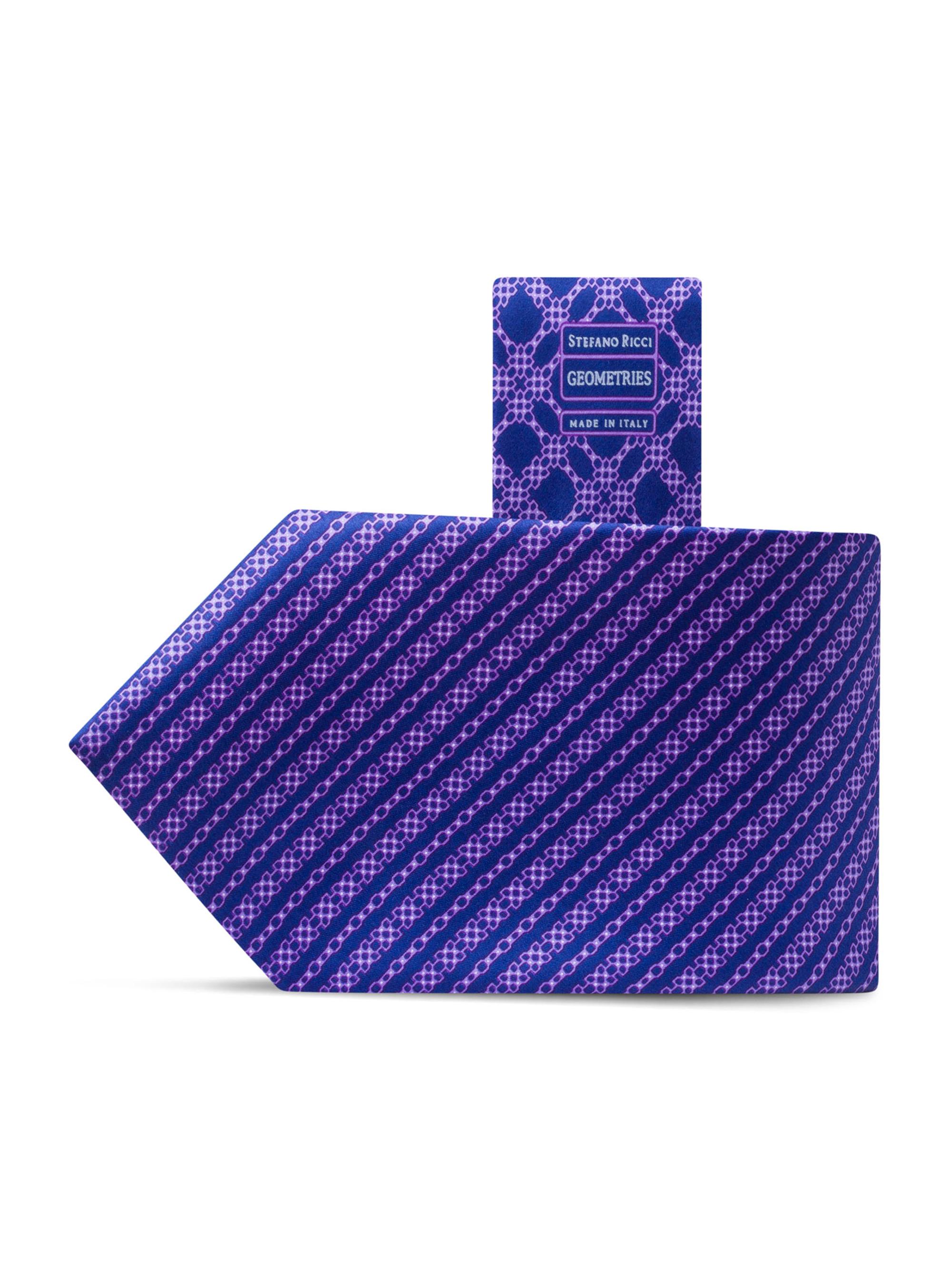Stefano Ricci Men's Luxury Woven Silk Tie - Purple