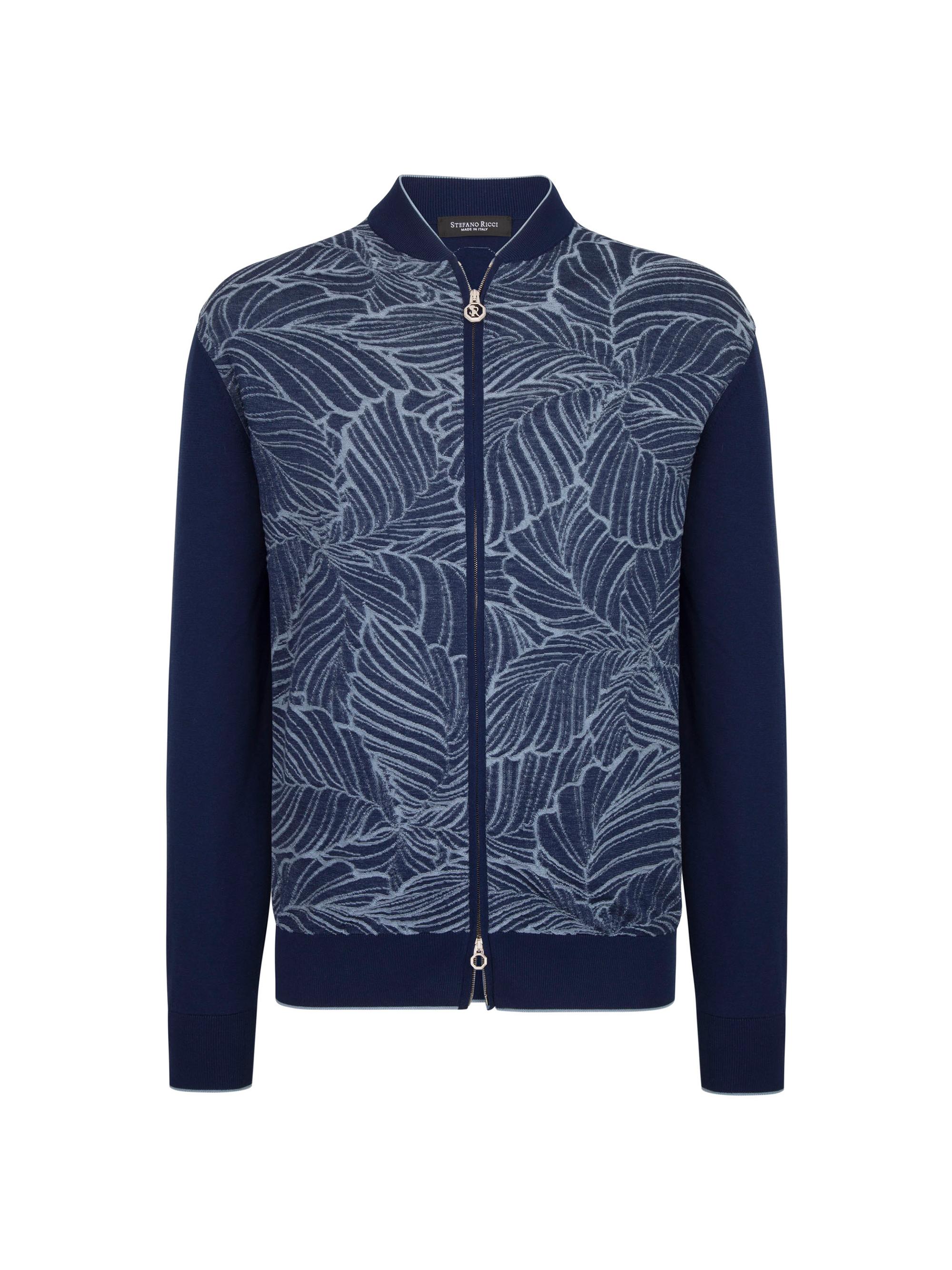 Stefano Ricci Men's Blouson Sweater - Blue