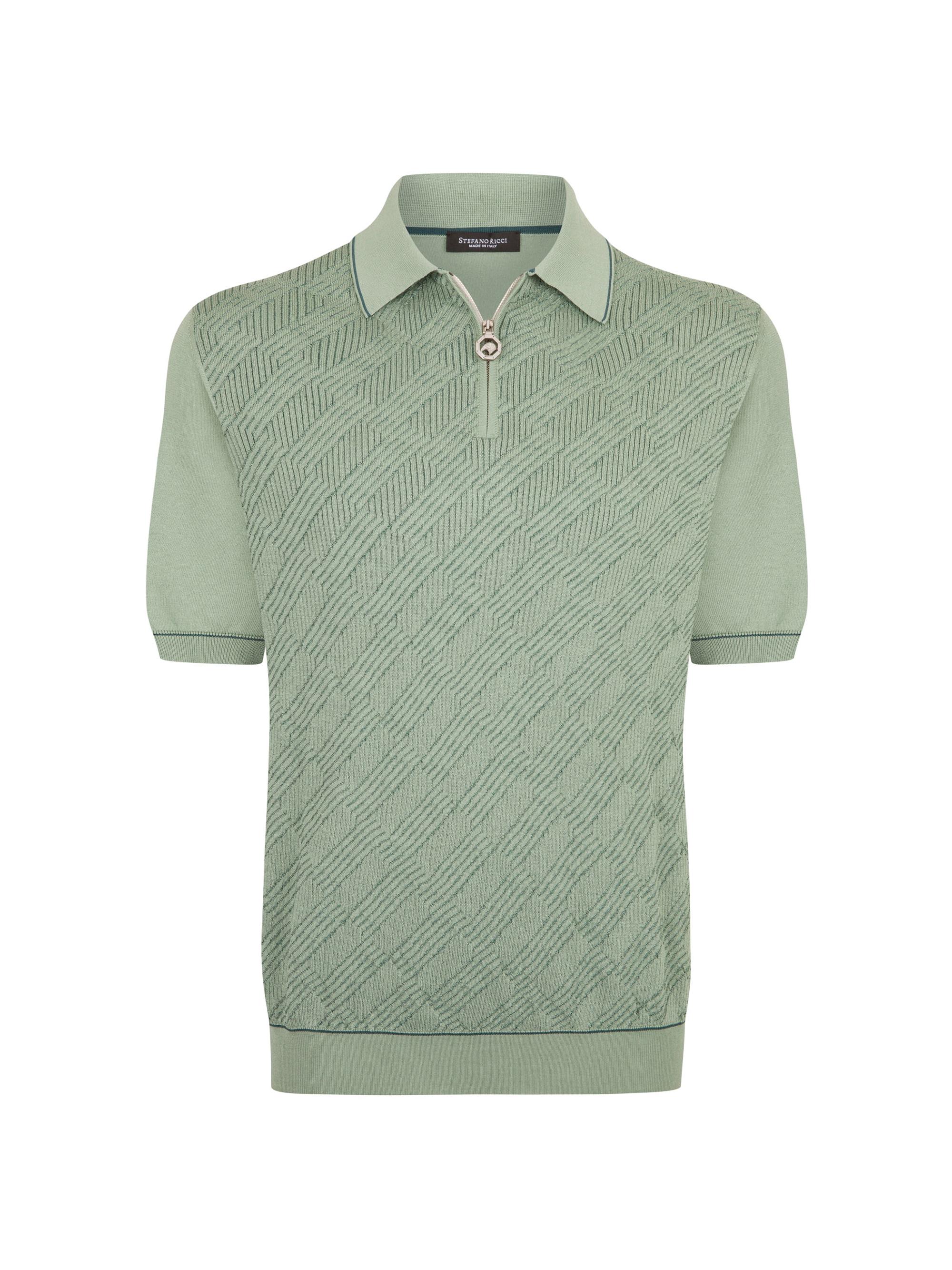 Stefano Ricci Men's Polo Sweater - Green