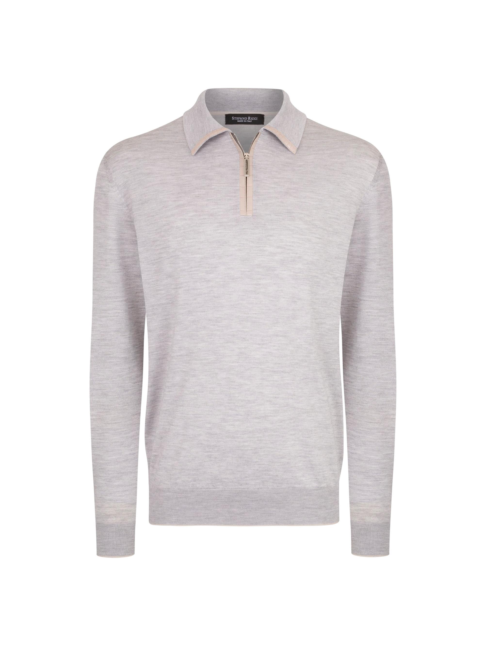 Stefano Ricci Men's Polo Sweater - Dark Blue