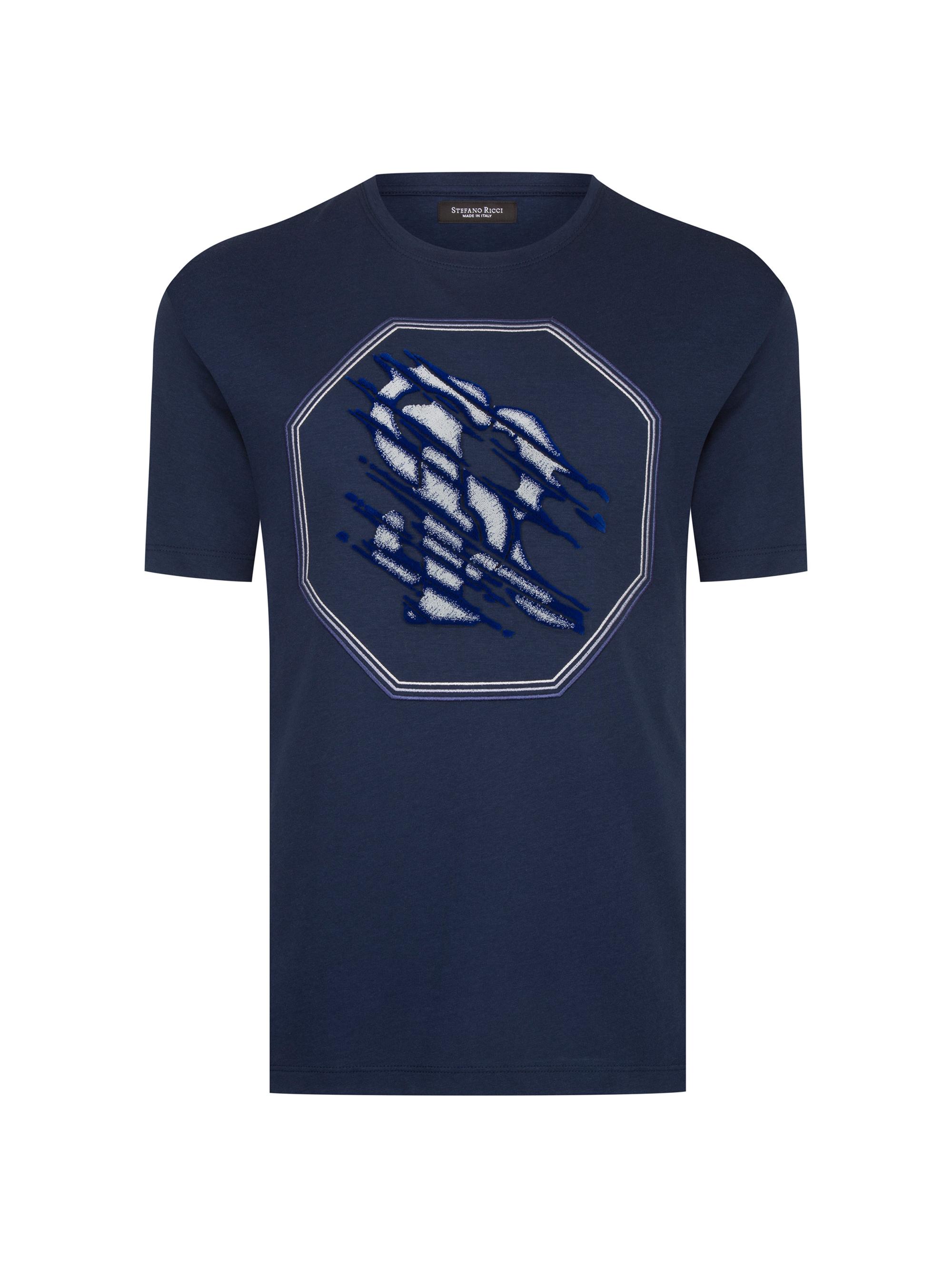 Stefano Ricci Men's T-Shirt - Blue