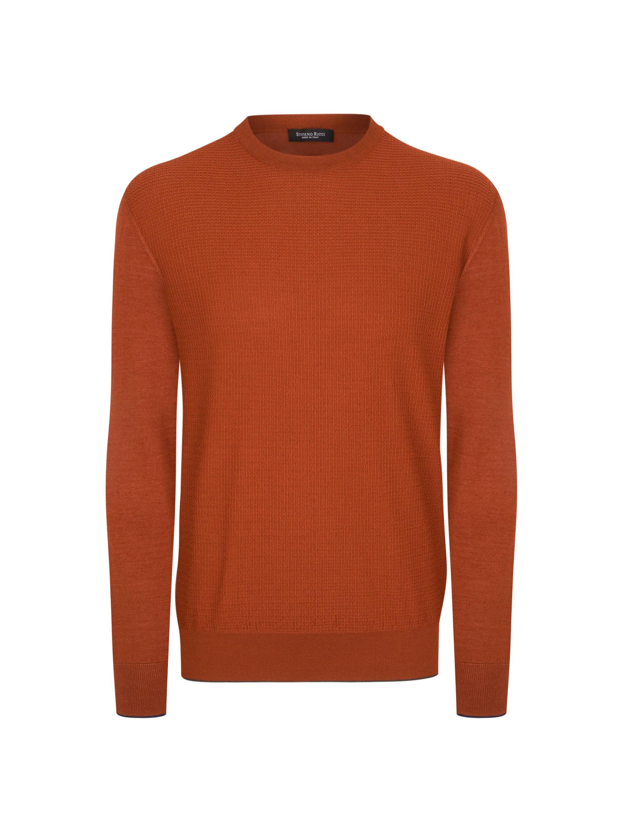 Stefano Ricci Men's Crewneck Sweater - Dark Red