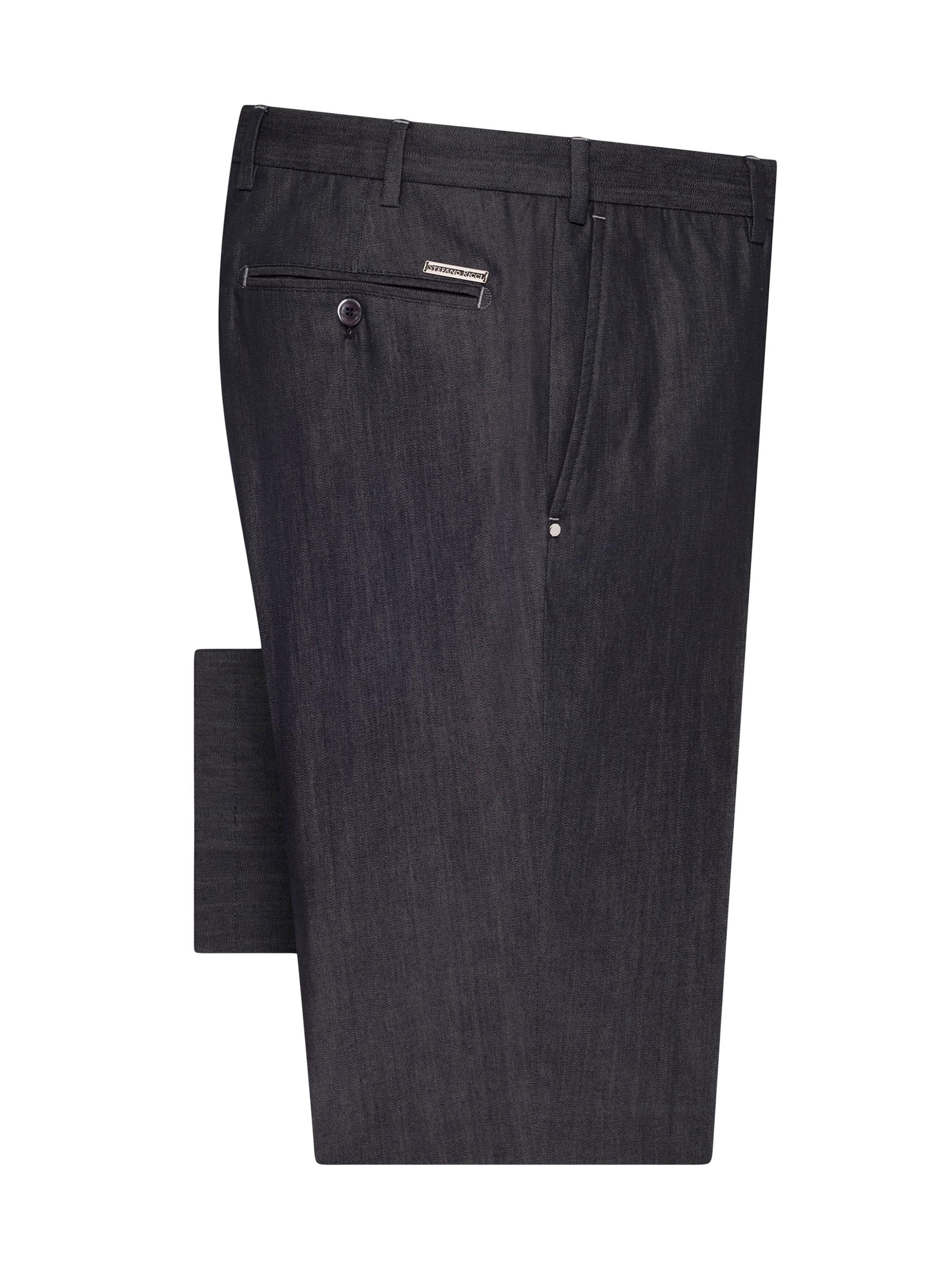 Stefano Ricci Men's Casual Trousers - Charcoal
