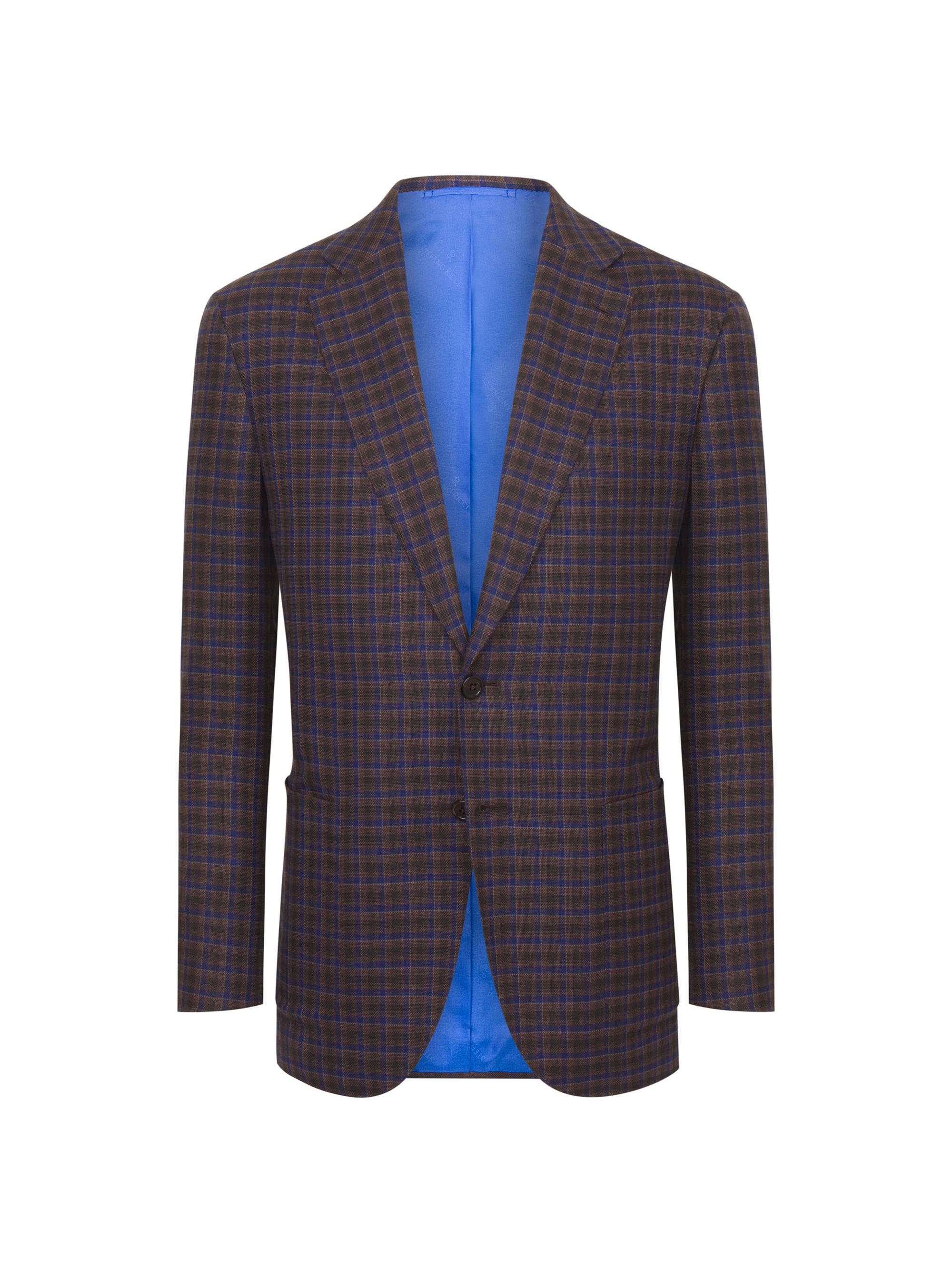 Stefano Ricci Men's Woven Jacket 2 Buttons - Brown