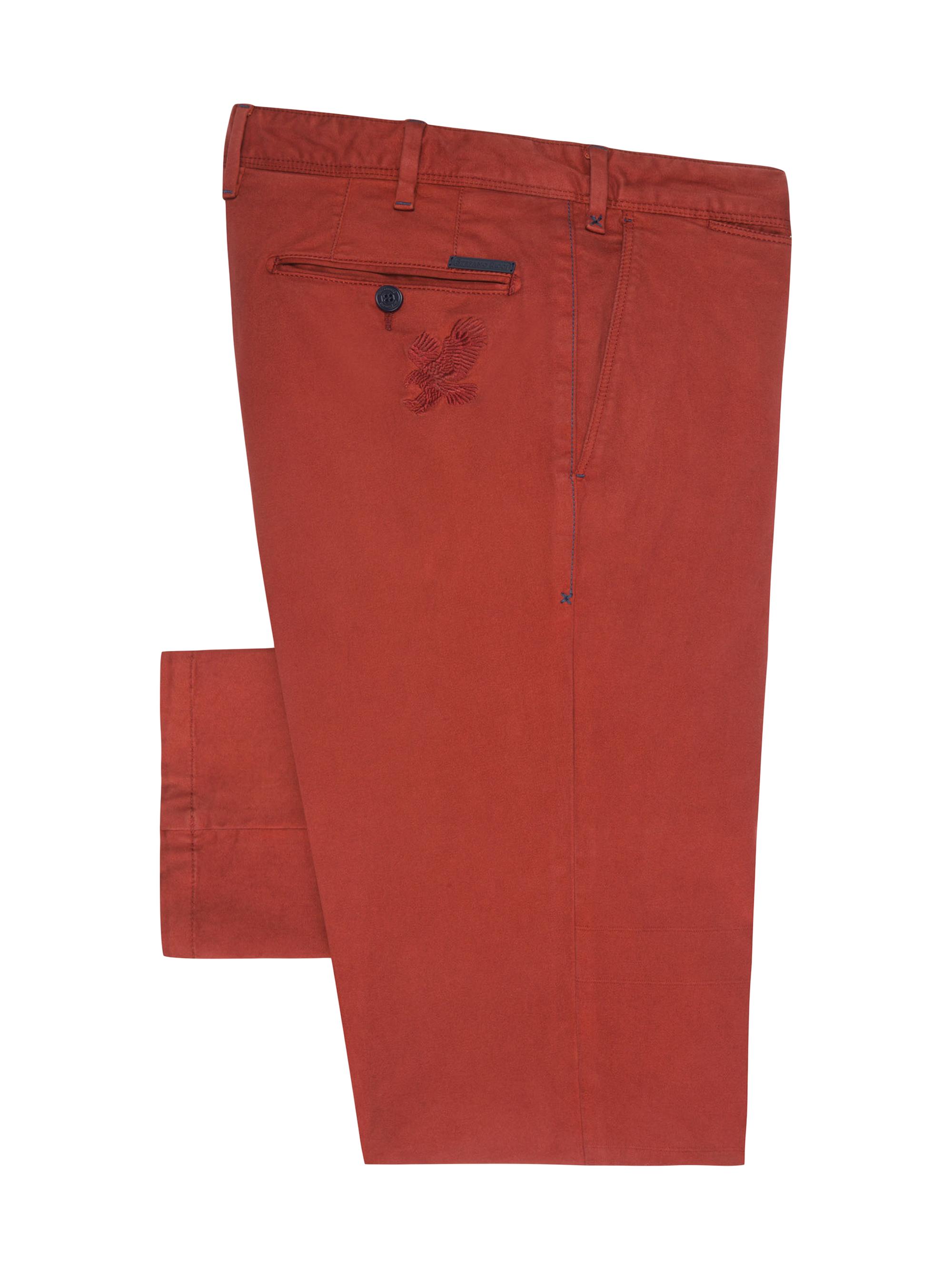 Stefano Ricci Men's Chino Casual Trousers - Red