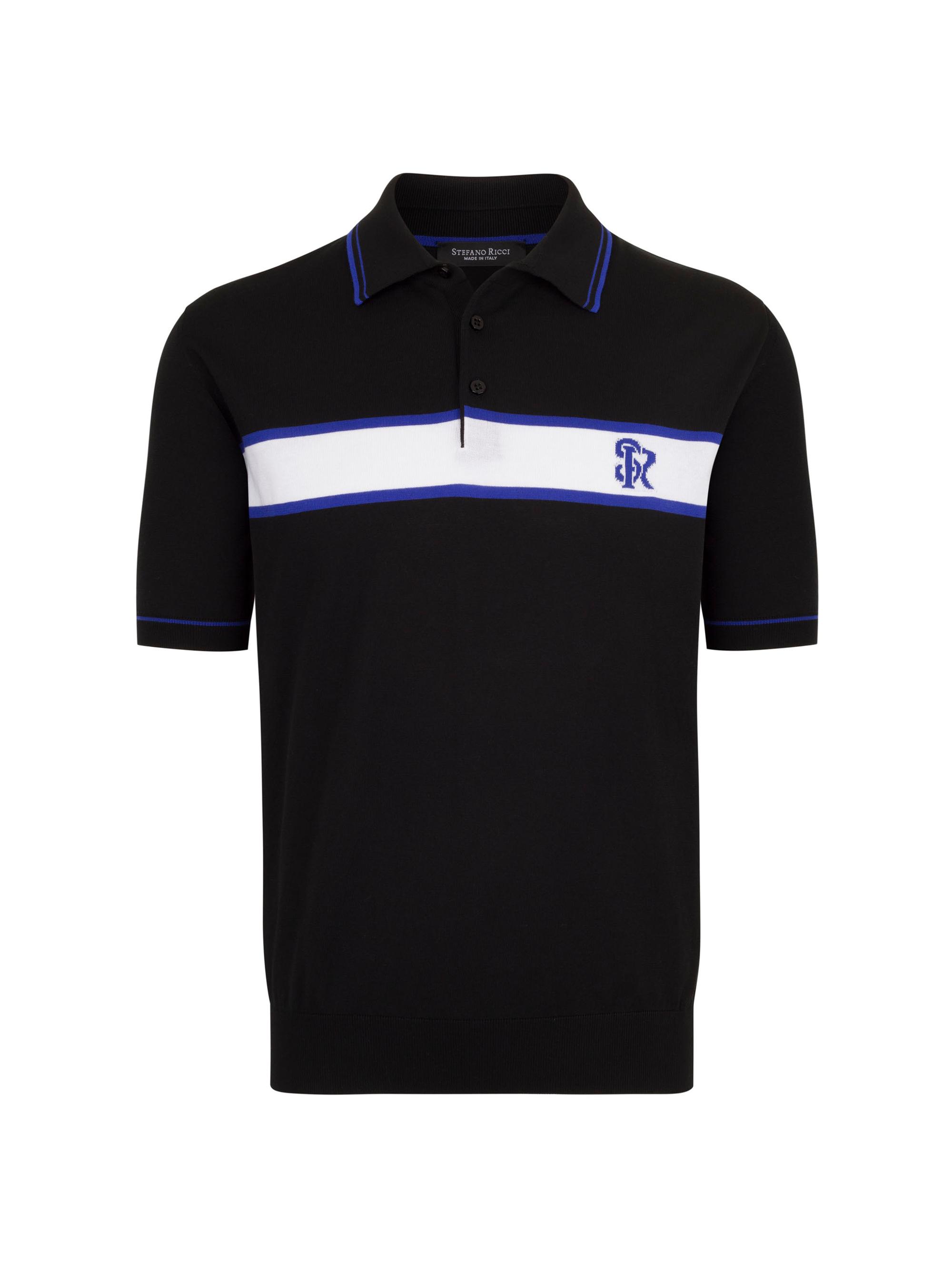 Stefano Ricci Men's Polo Shirt - Black
