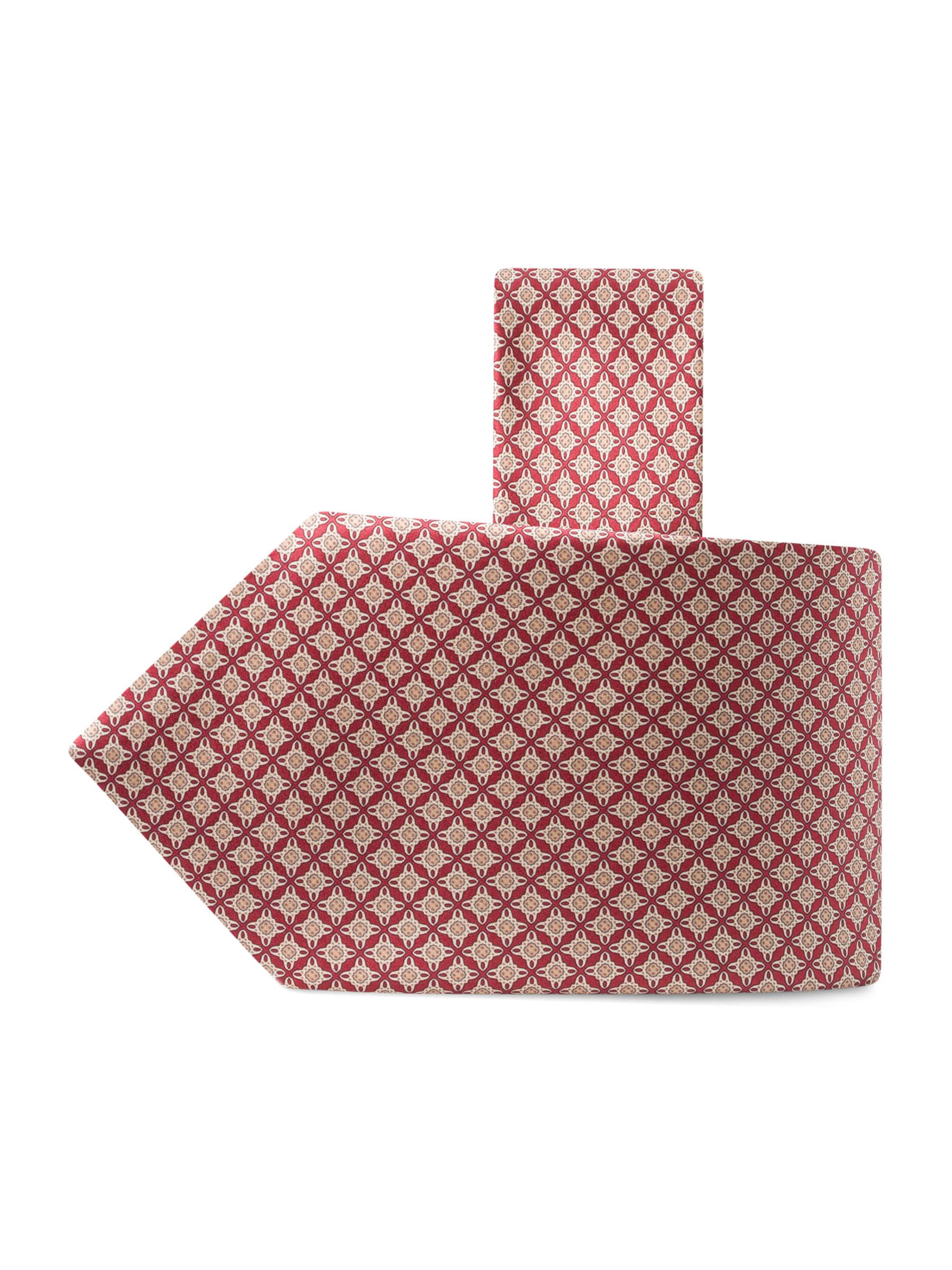 Stefano Ricci Men's Luxury Printed Silk Tie - Red