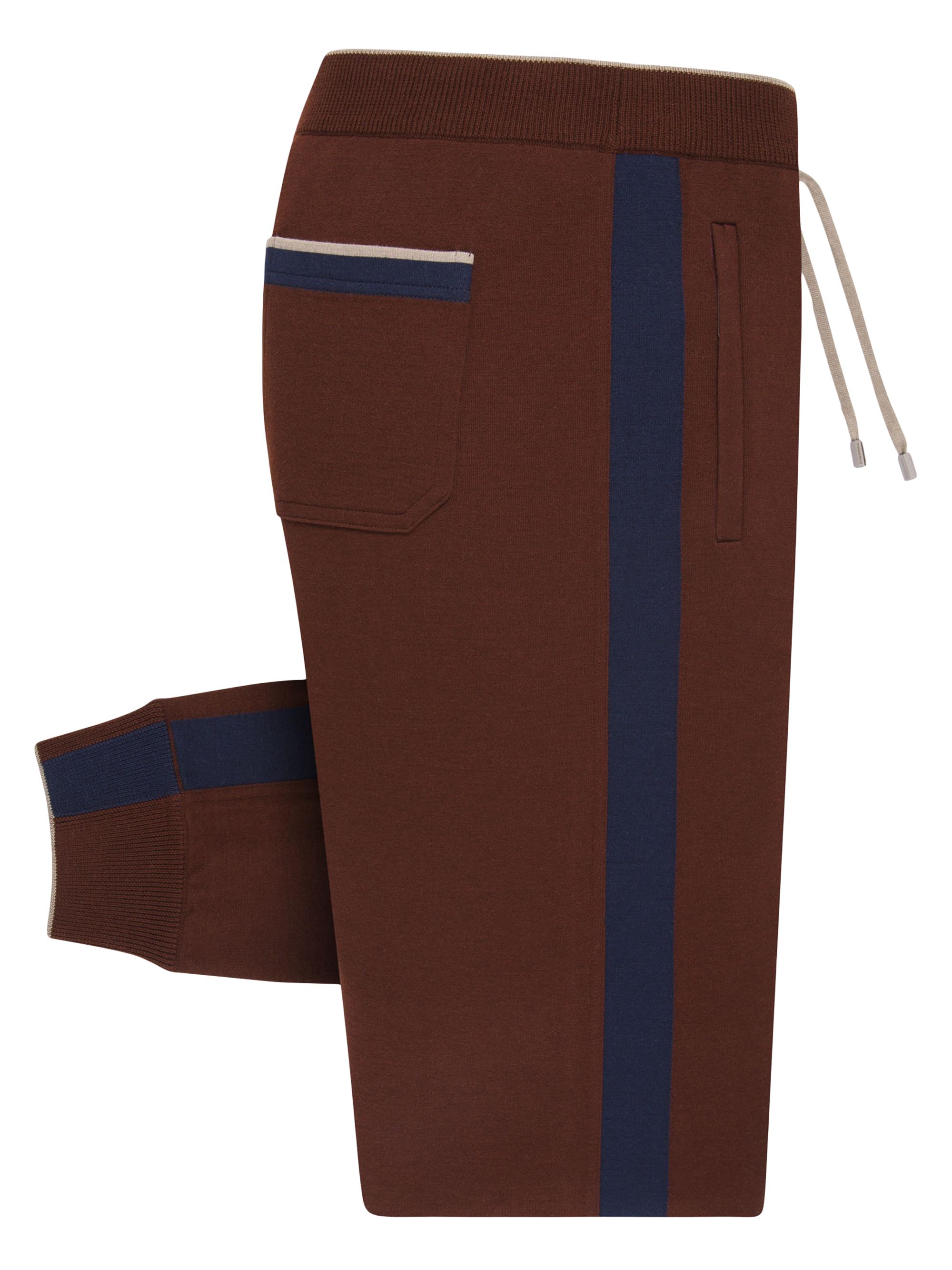 Stefano Ricci Men's Jogging Suit Trousers - Brown Blue