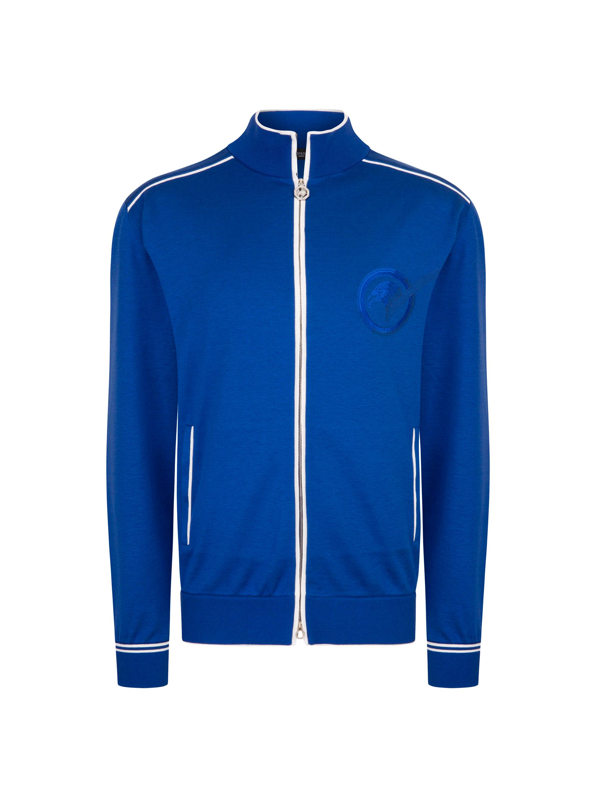 Stefano Ricci Men's Jogging Suit Sweatshirt - Royal Blue