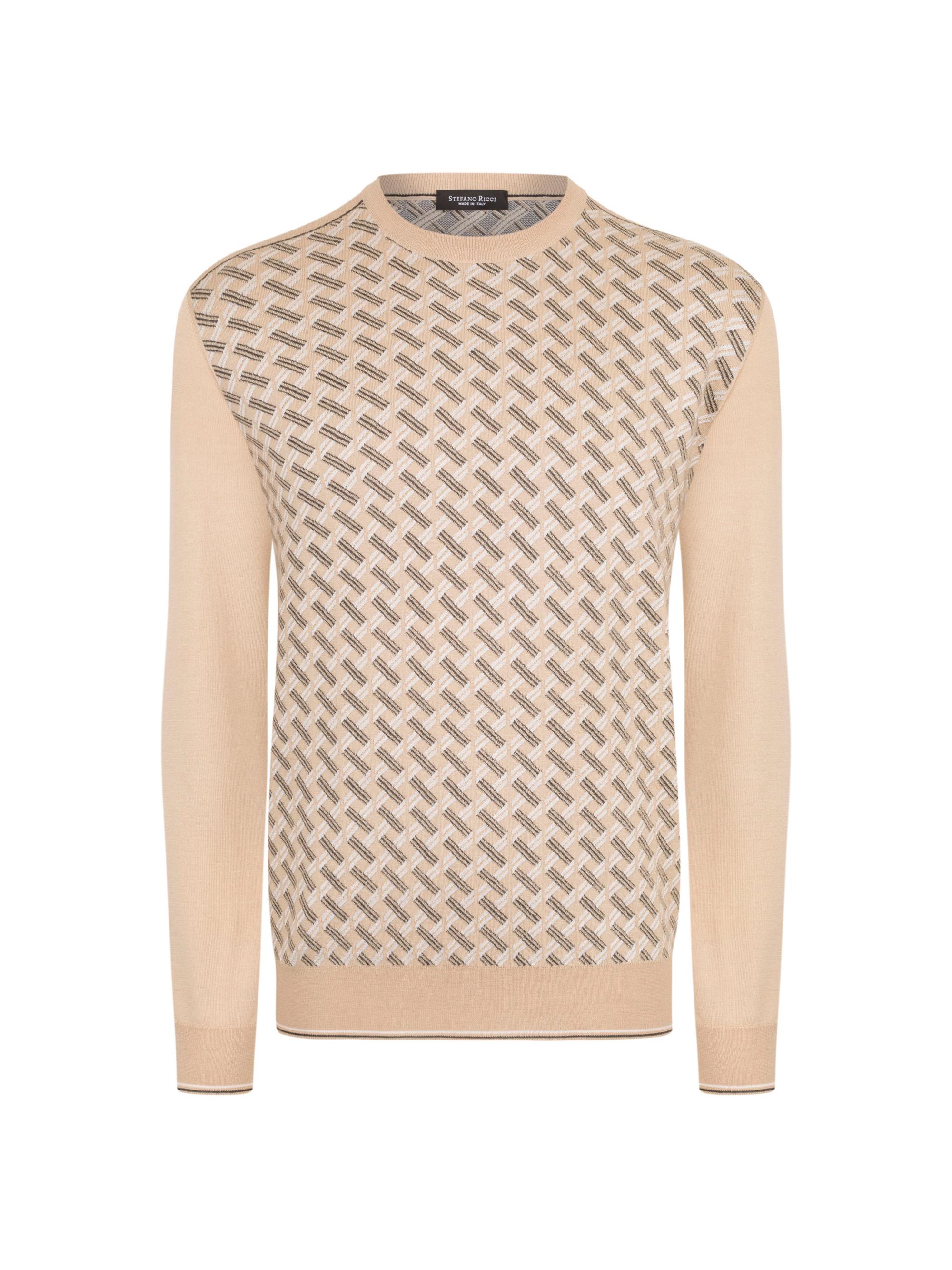 Stefano Ricci Men's Crewneck Sweater - Beige