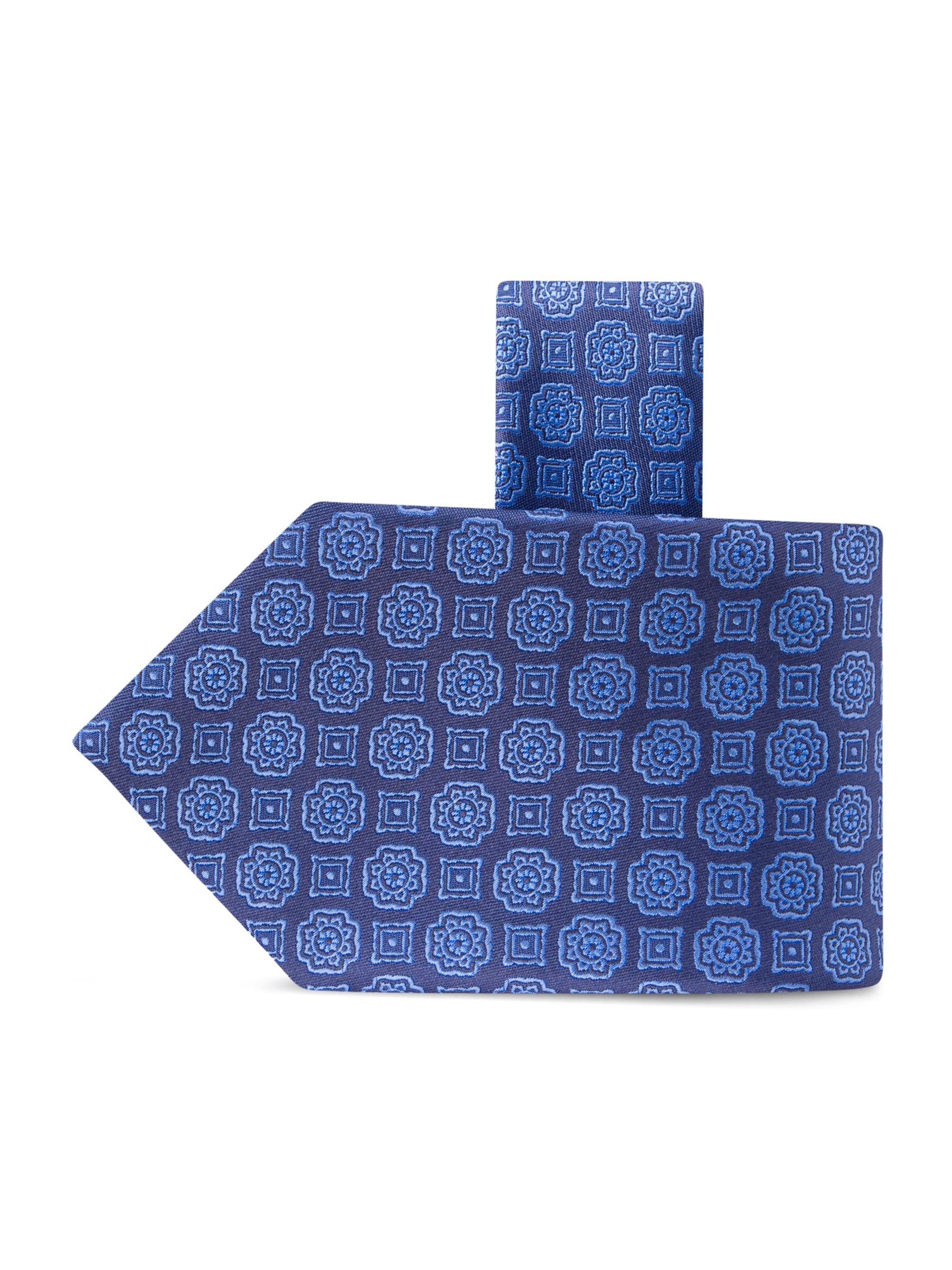 Stefano Ricci Men's Luxury Woven Silk Tie Red And Blue