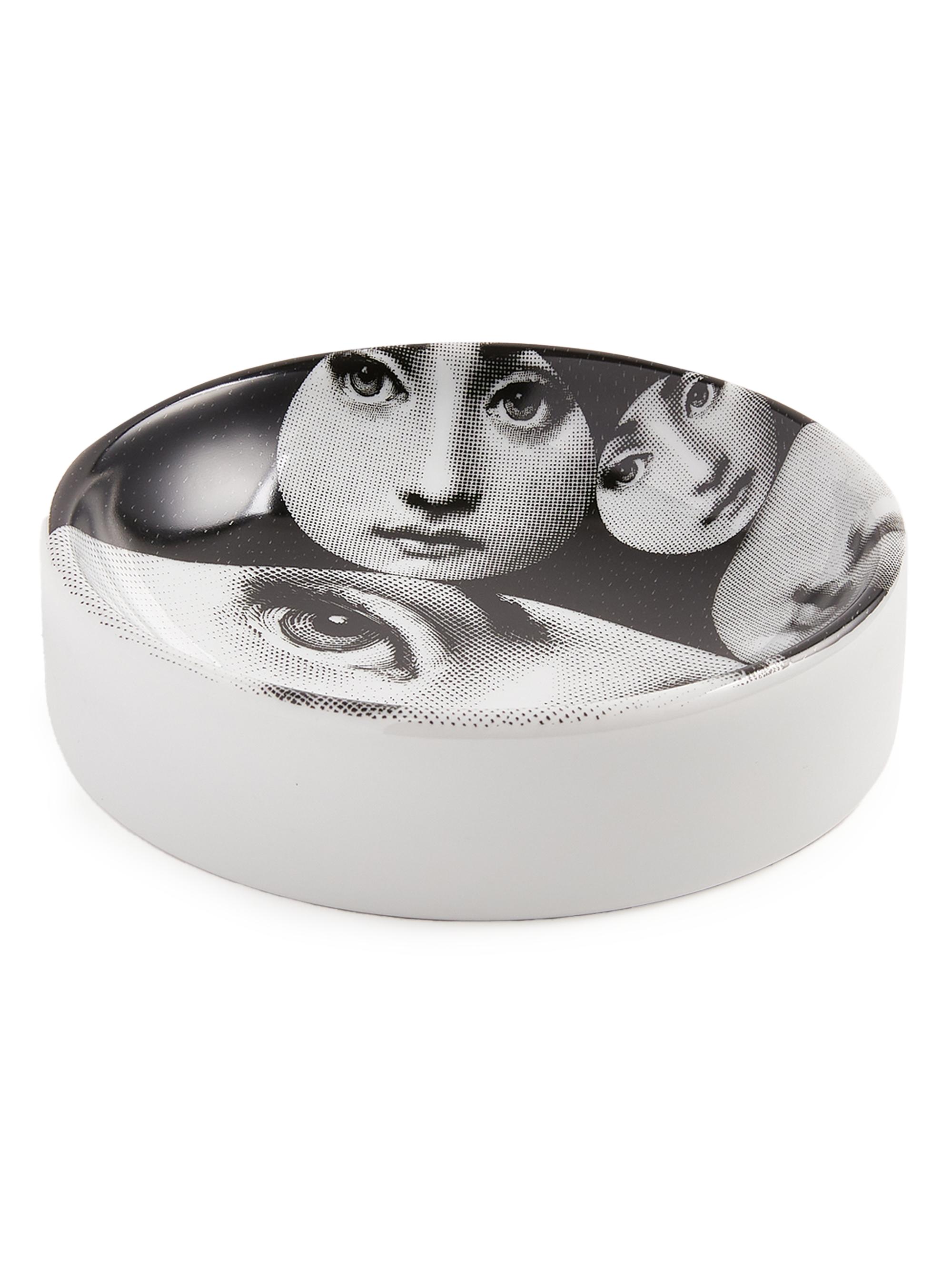 Fornasetti Tema E Variazioni No. 242 Porcelain Ashtray