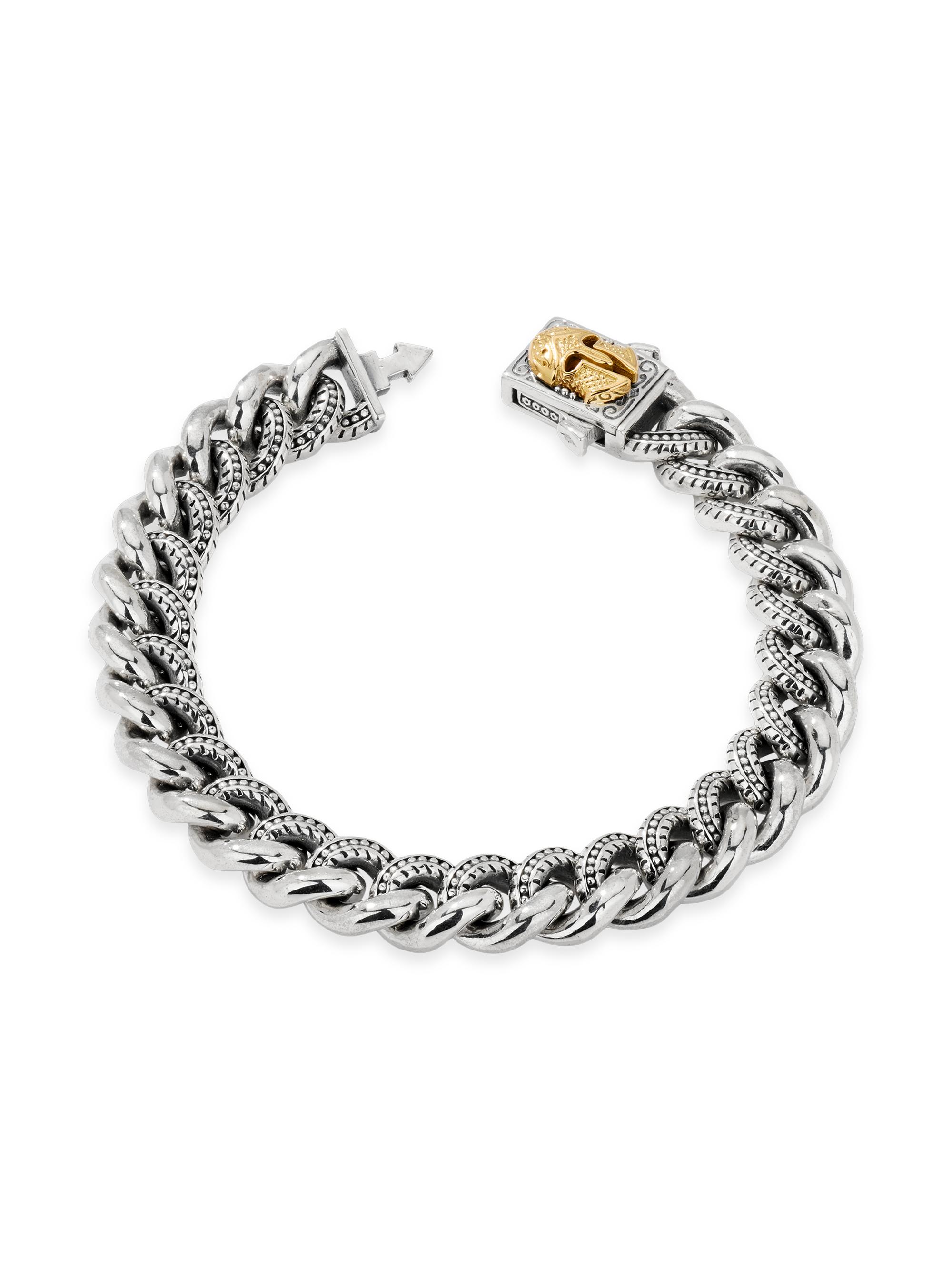 Konstantino Women's Laconia Sterling Silver & 18K Yellow Gold Helmet Bracelet