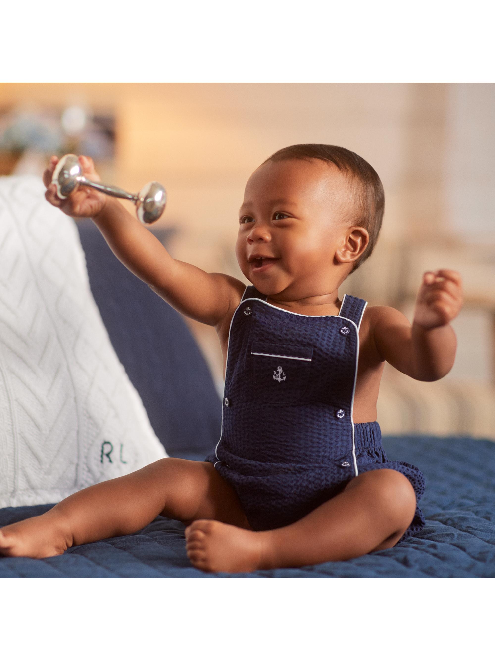 ラルフ・ローラー　ボブルヘッド Polo Ralph Lauren Baby Boy's 2-Piece Seersucker Bucket Hat