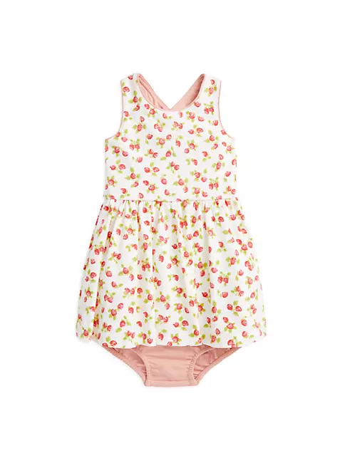 Shop Polo Ralph Lauren Baby Girl's Strawberry Print Dress