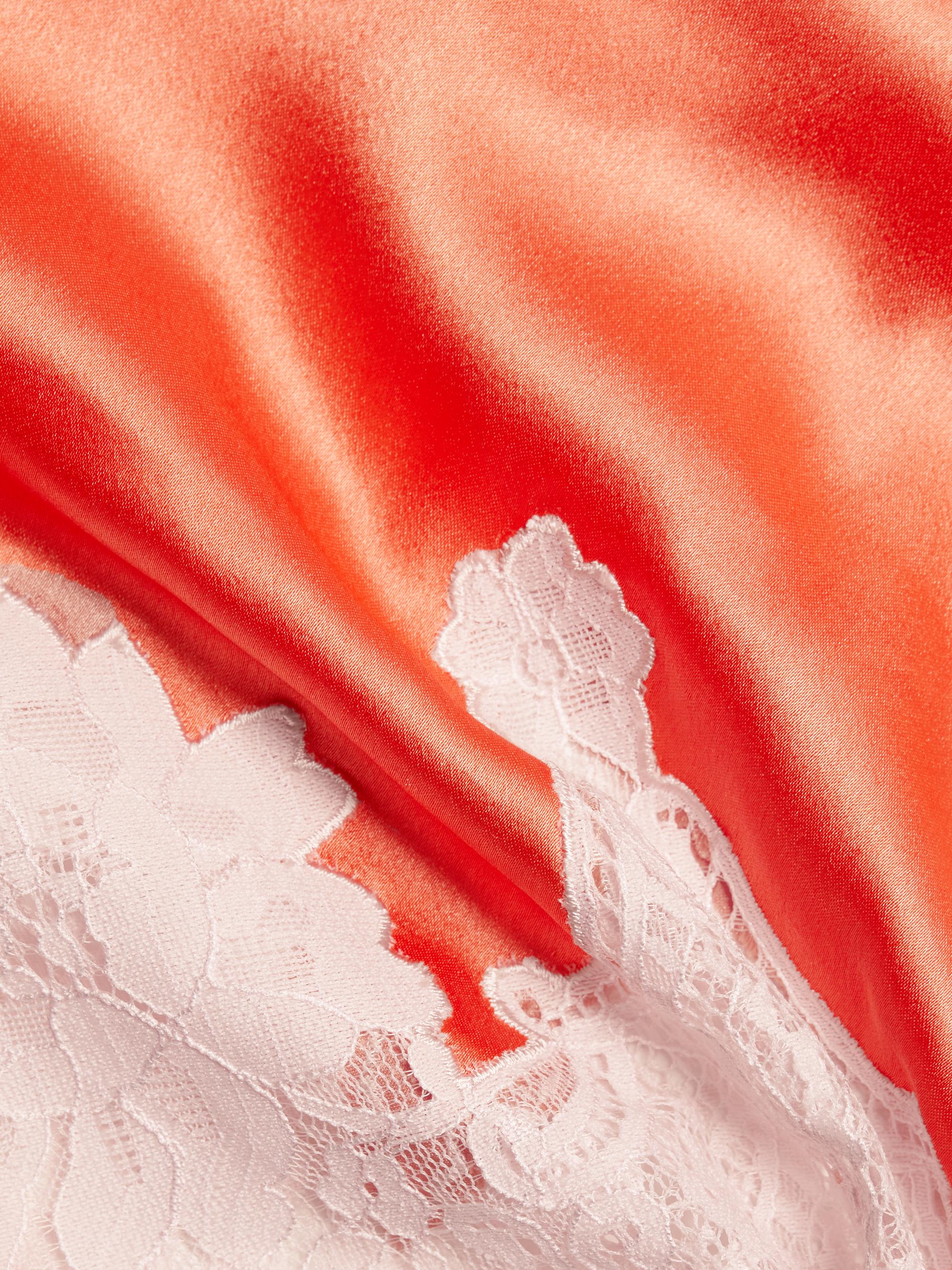 Alice + Olivia Malissa Lace-Trim Tank Top | Saks Fifth Avenue