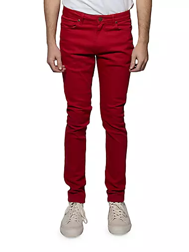 Men's Red Designer Denim & Jeans