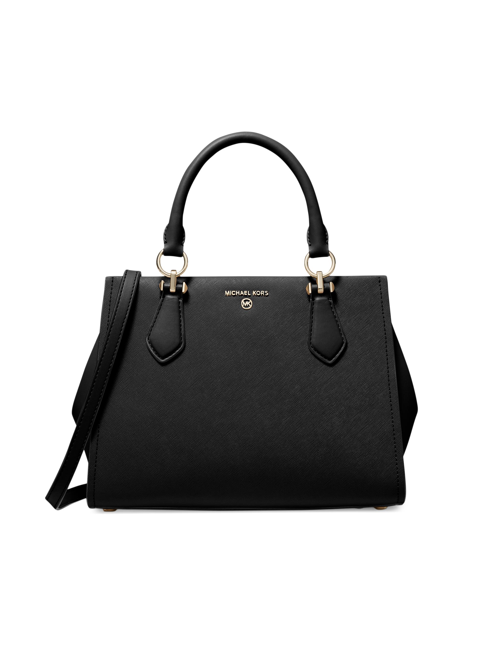 MICHAEL Michael Kors Women's  Marilyn Leather Satchel - Black