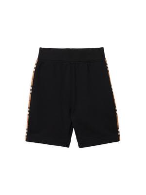 BOSS Kidswear logo-print track shorts - Blue