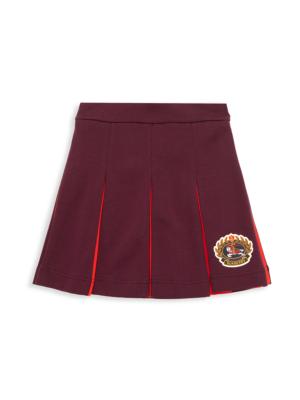 Burberry Kids Red Check Skirt