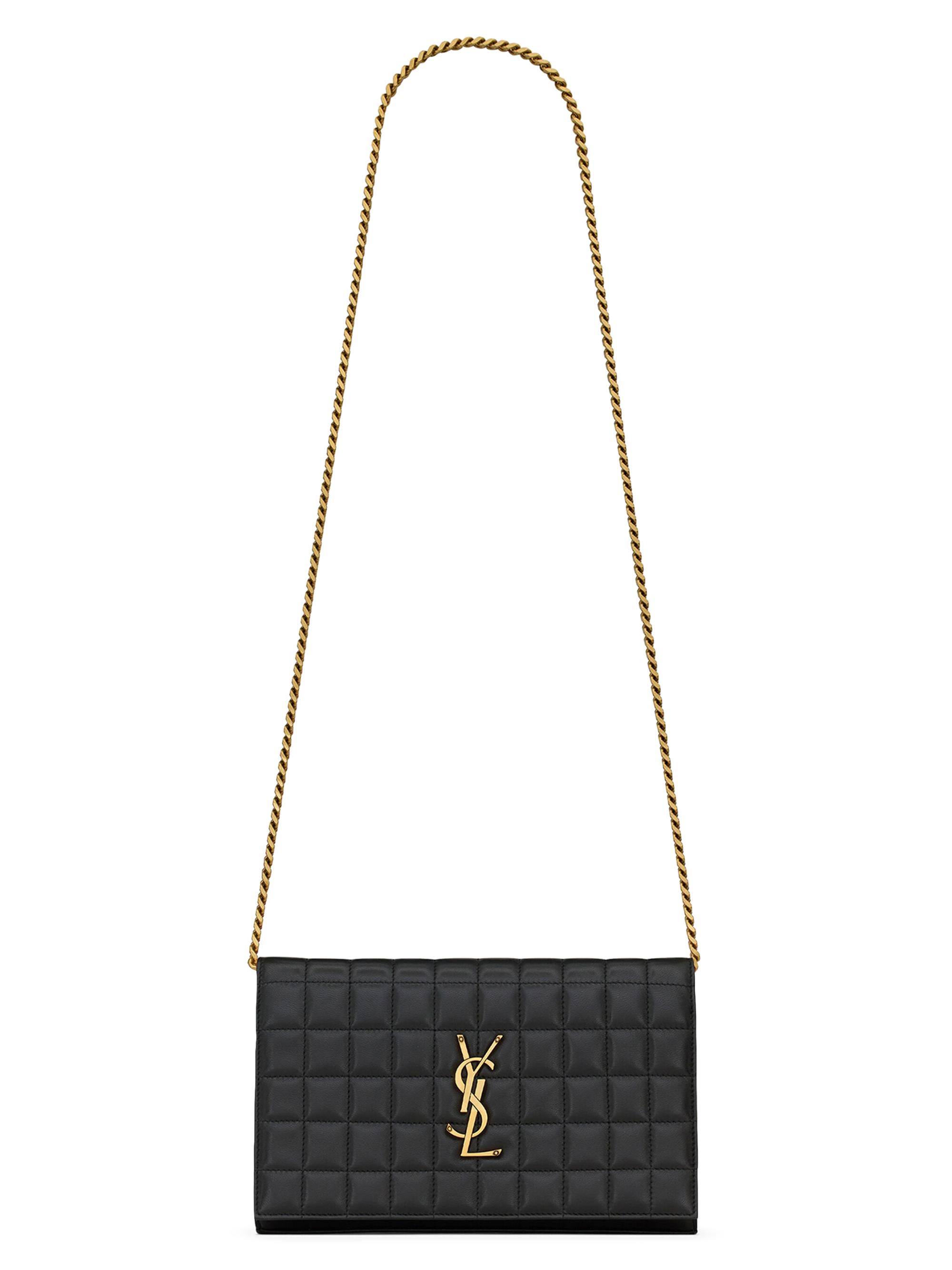 89 images of YSL Cassandre Matelassé Chain Wallet Size 22 x 14 x 4 cm