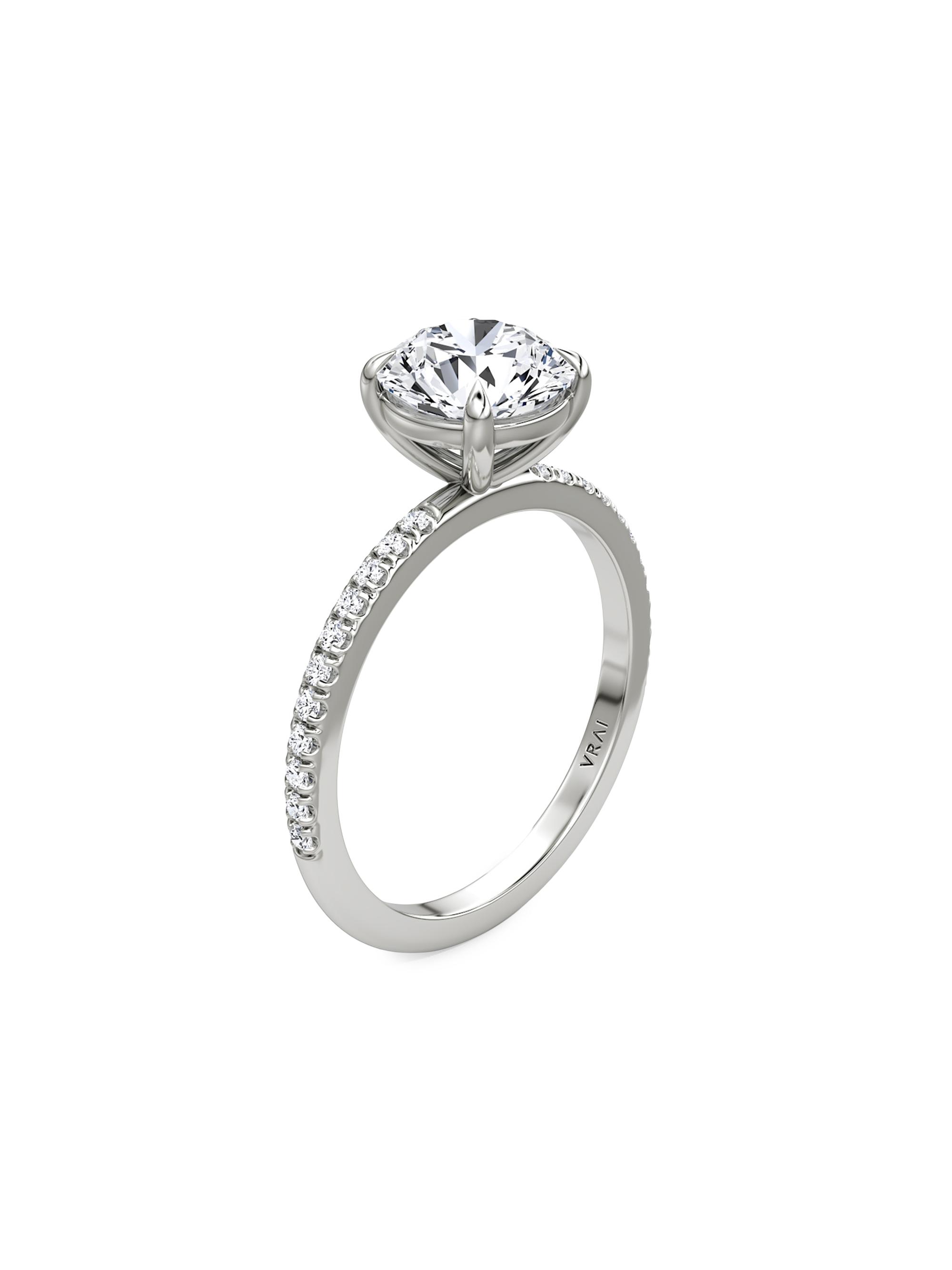 VRAI Women's  x Saks Platinum & Lab-Grown Diamond Solitaire Engagement Ring/1.17-2.17 TCW - 2.17 Tcw