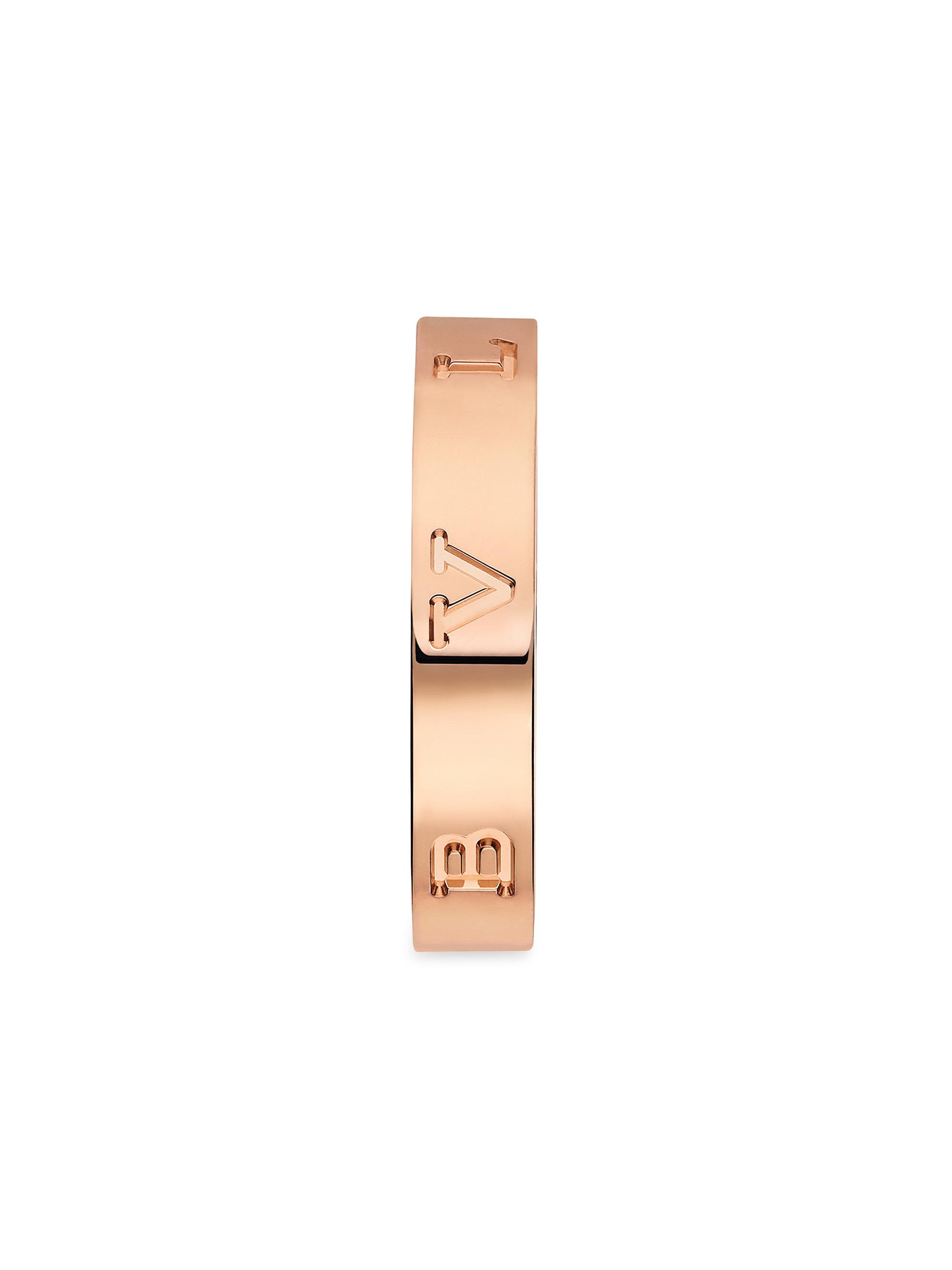 BVLGARI B.zero1 18K Gold Logo Band | Saks Fifth Avenue