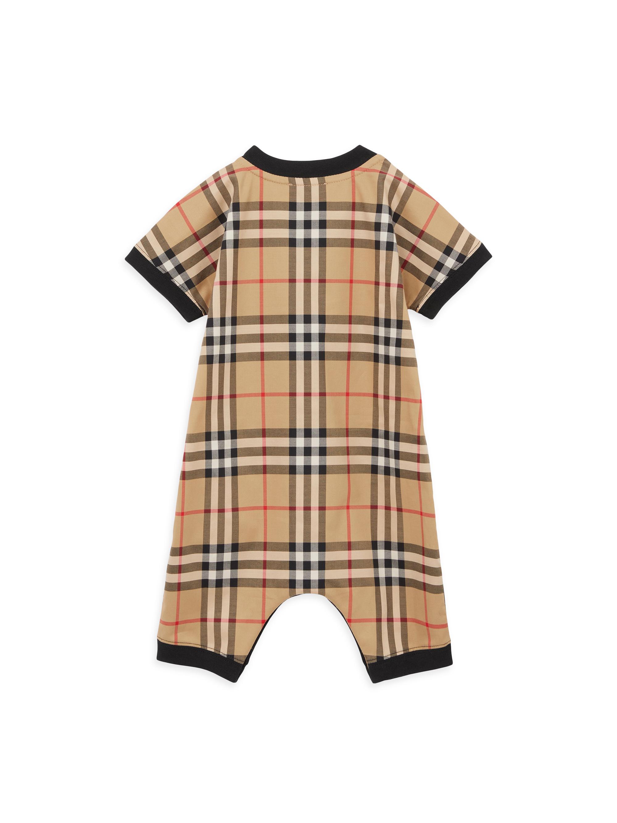 Burberry Baby's Lennox Check Coveralls | Saks Fifth Avenue