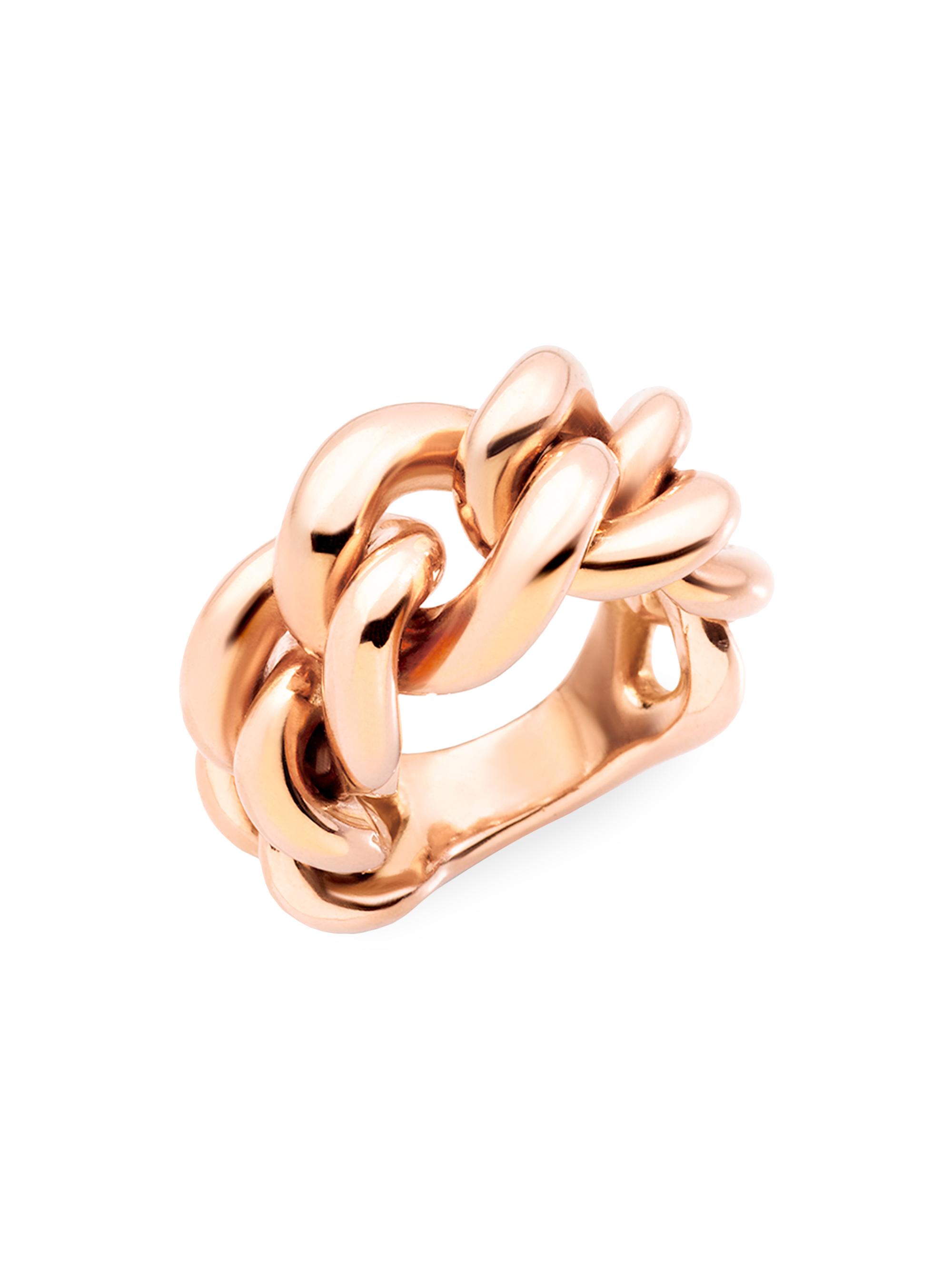Pomellato Women's Catene 18K Rose Gold Ring - Pink