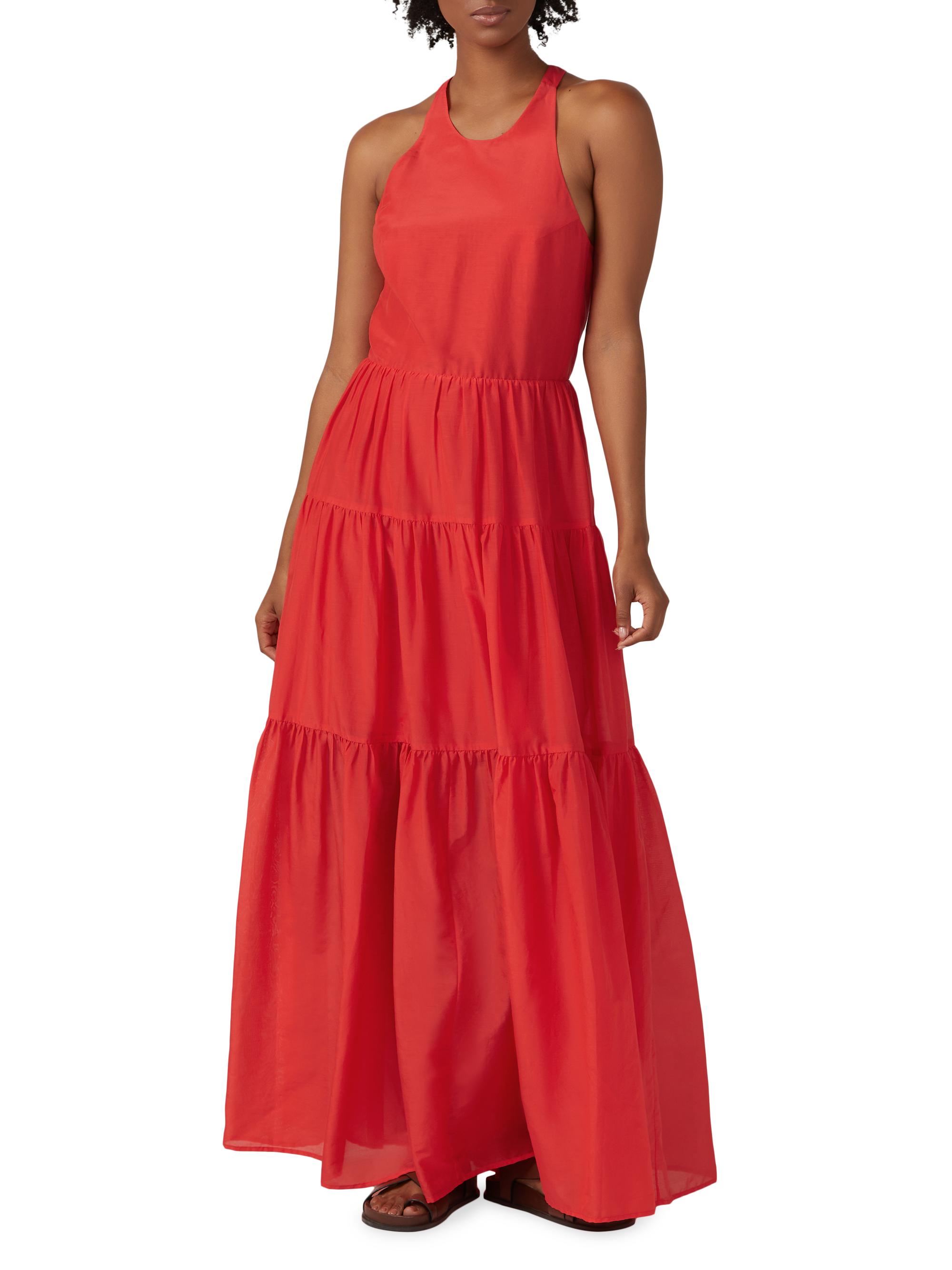 chinese dress ladies Emmeline Slip Dress - Silk Maxi Dress