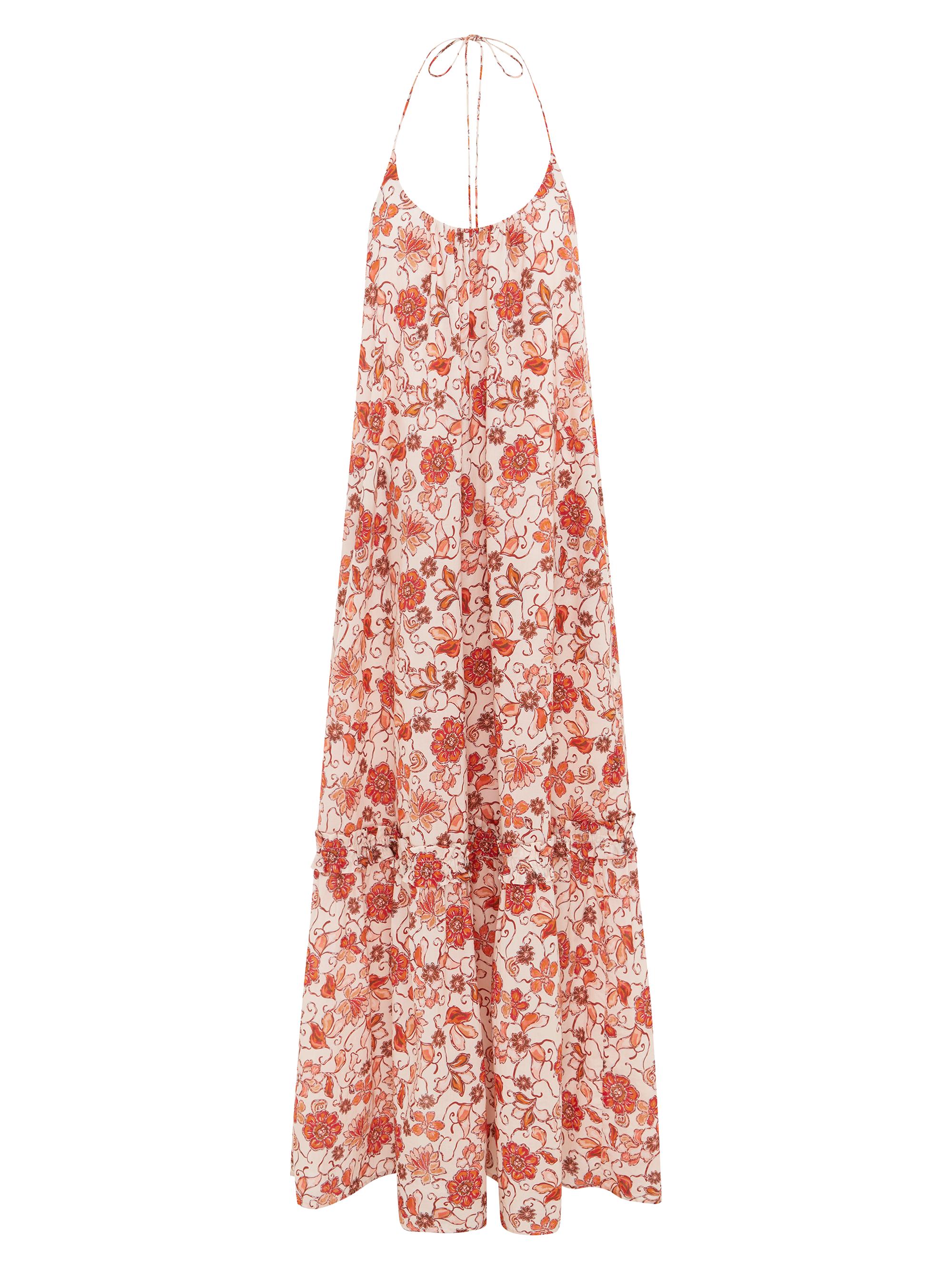 Bird & Knoll Women's Isobel Cotton Maxi Dress - Island Bloom Print