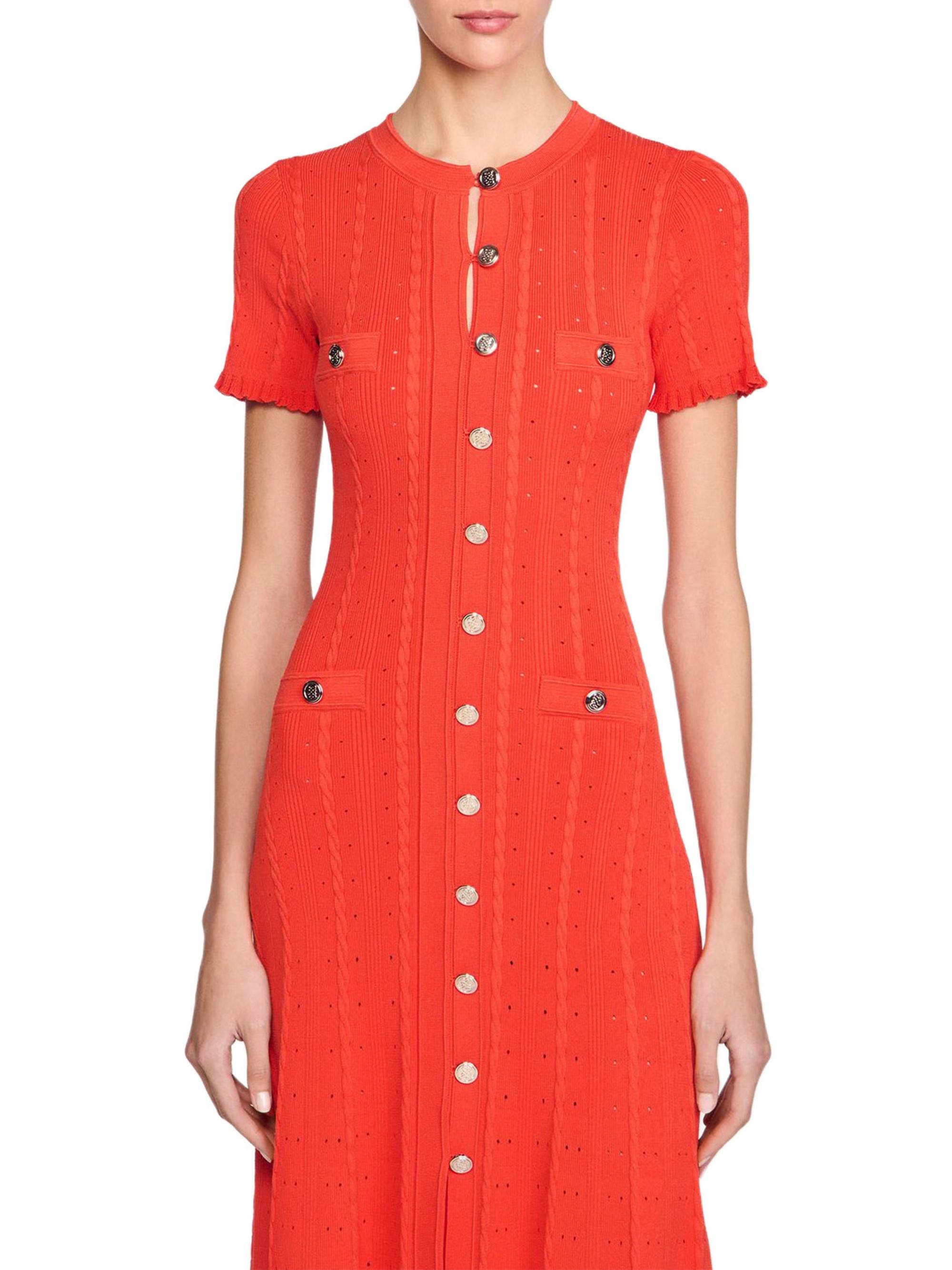 Sandro Knit Midi Dress | Saks Fifth Avenue