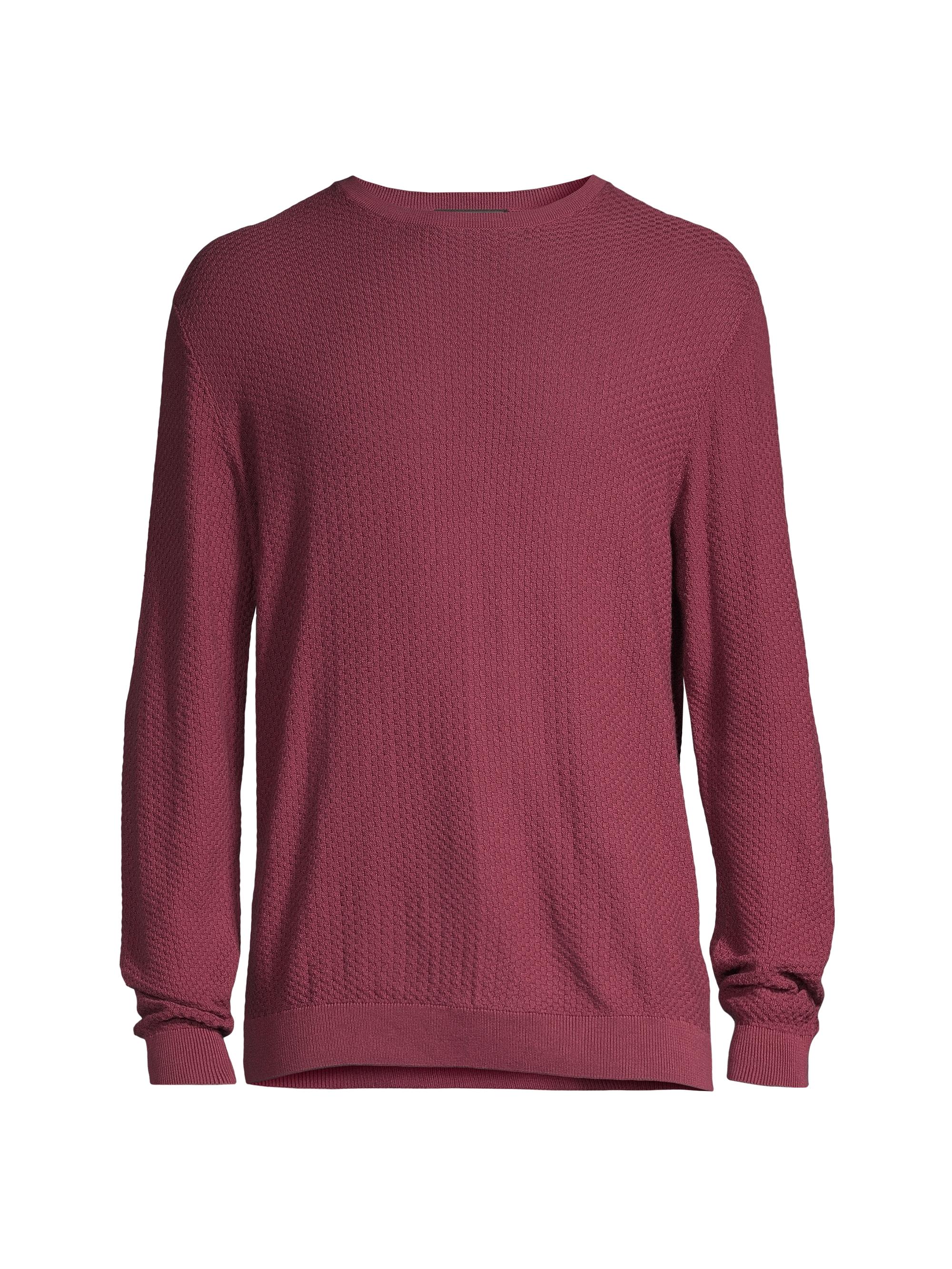 Saks Fifth Avenue Men's COLLECTION Bubble Knit Crewneck Sweater - Anemone