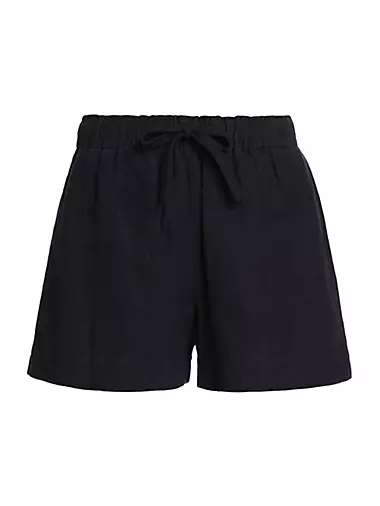 Smocked-Waist Shorts