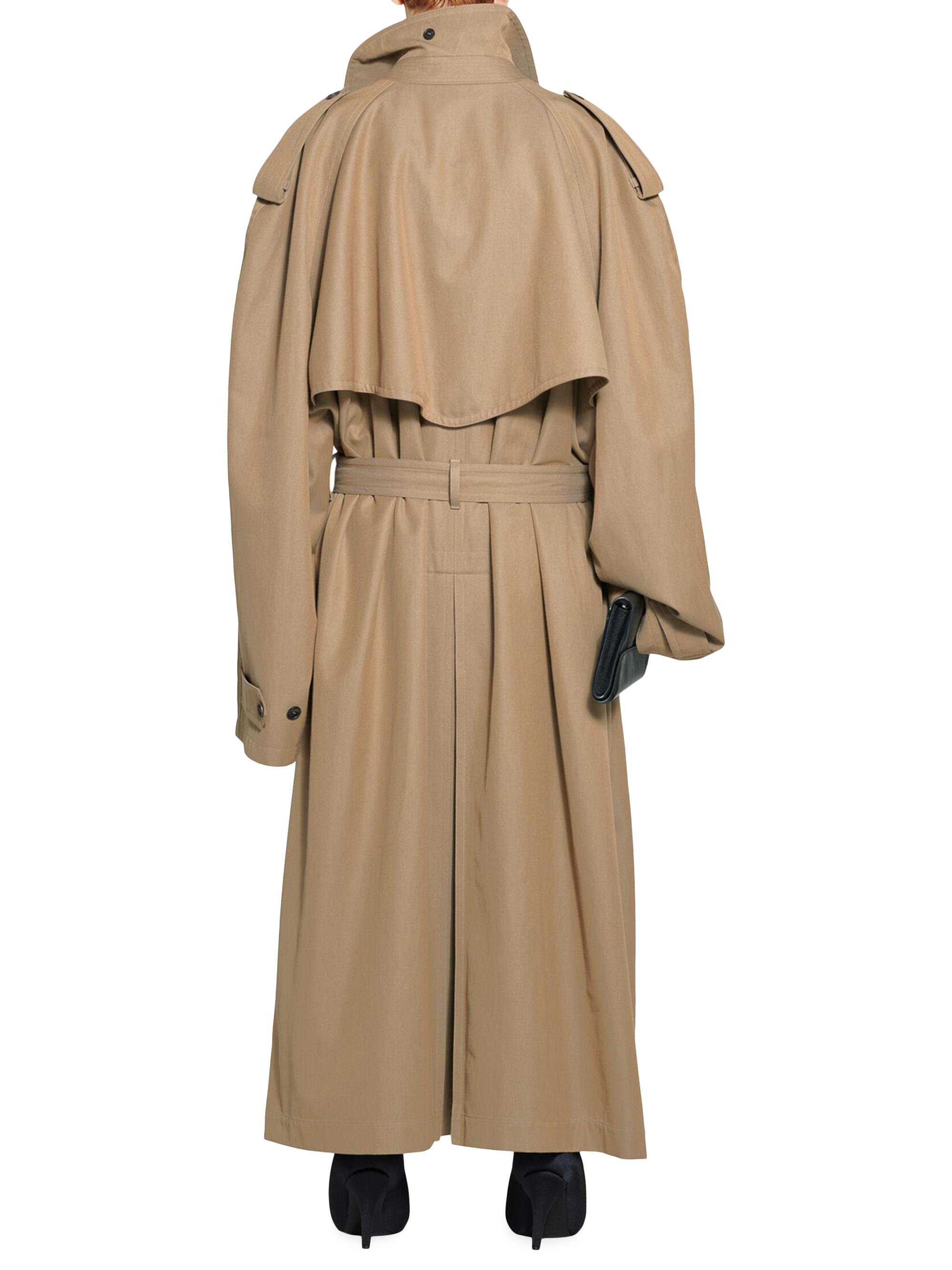 Balenciaga Oversized Trench Coat | Saks Fifth Avenue