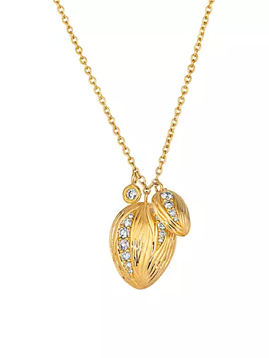 Amazonia (Buriti) 18K Yellow Gold & 0.41 TCW Diamond Necklace