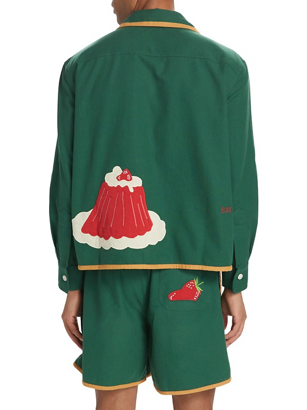 Shop Bode Applique Dessert Long-Sleeve Shirt | Saks Fifth Avenue Shop Bode Applique Dessert Long-Sleeve Shirt | Saks Fifth Avenue