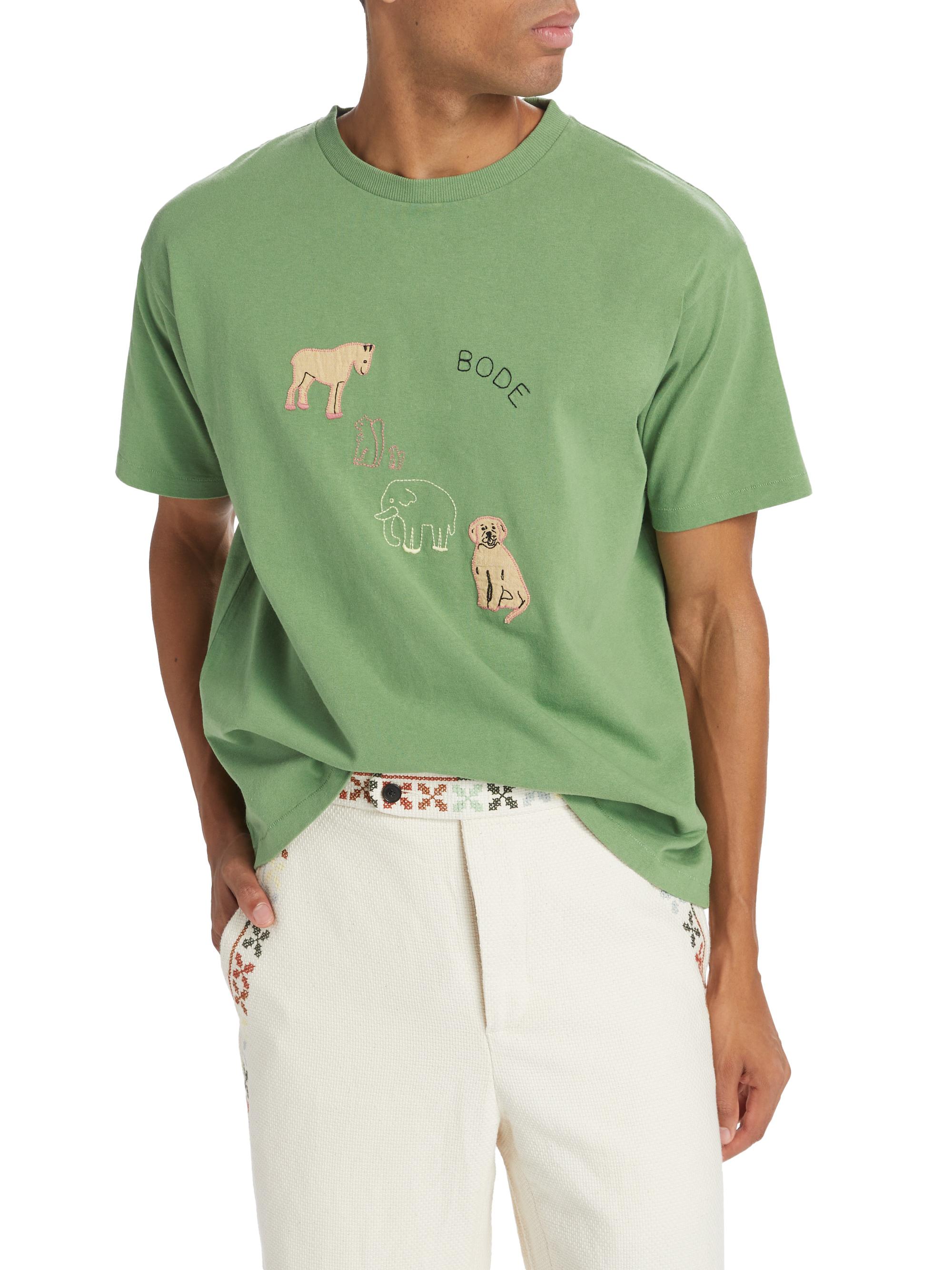 Bode Tiny Zoo T-Shirt | Saks Fifth Avenue