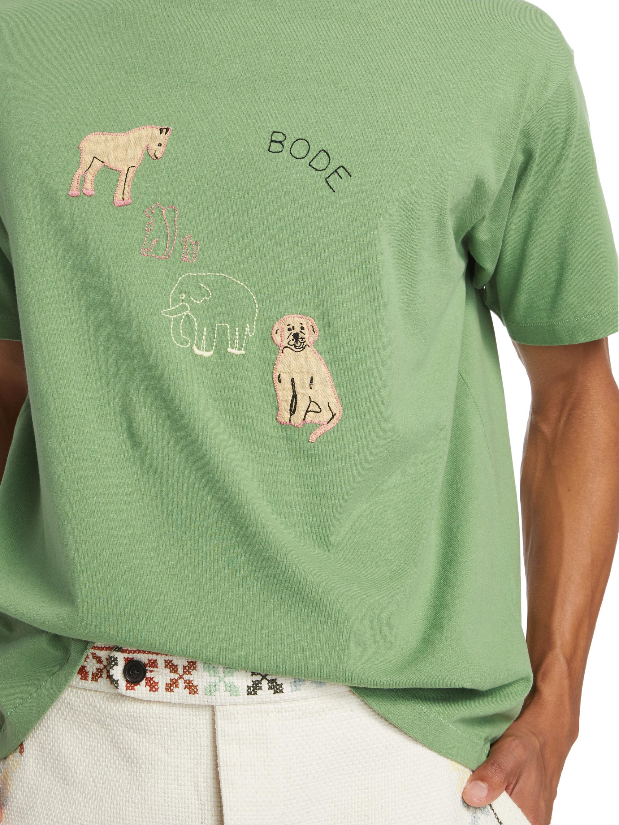 Bode Tiny Zoo T-Shirt | Saks Fifth Avenue