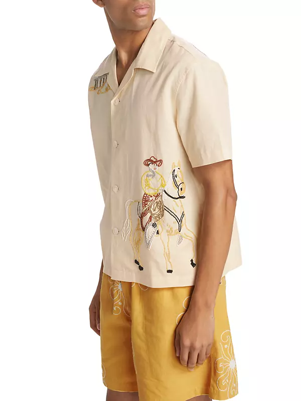 Beaded Buckaroo Short-Sleeve Shirt