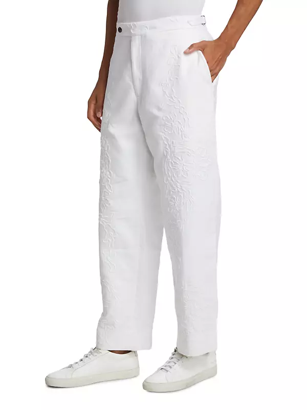 Village Garden Embroidered Trousers