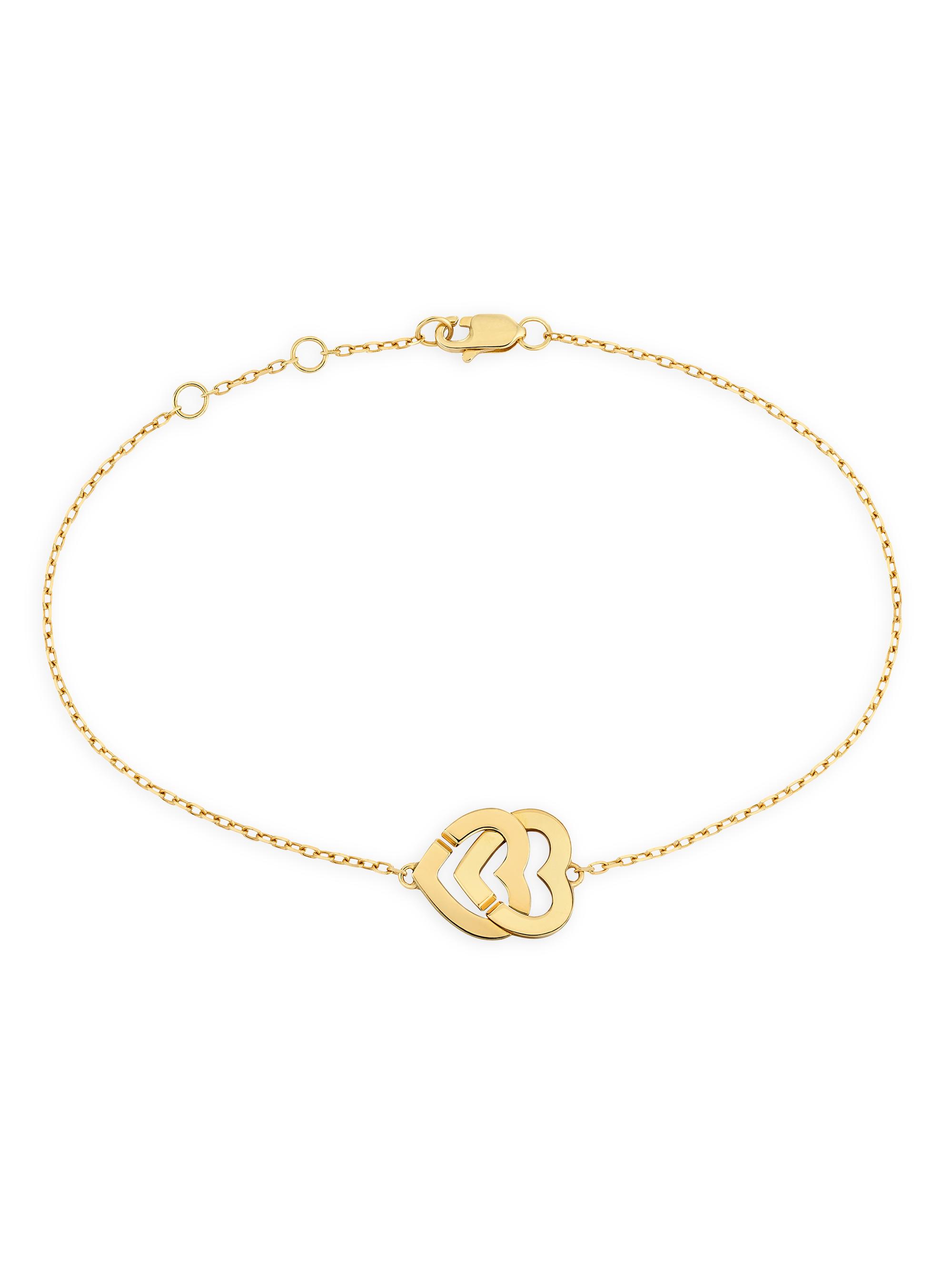 Dinh Van Women's Double Coeurs R10 18K Yellow Gold Bracelet - Yellow Gold