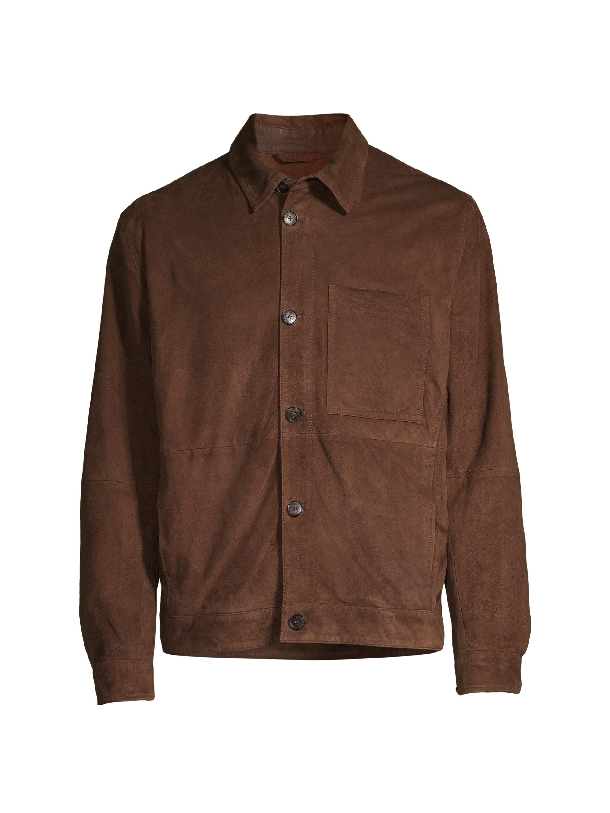 【CCU】leather suede shirt jacket (20AW) 0400018797848_CHOCOLATE?wid=