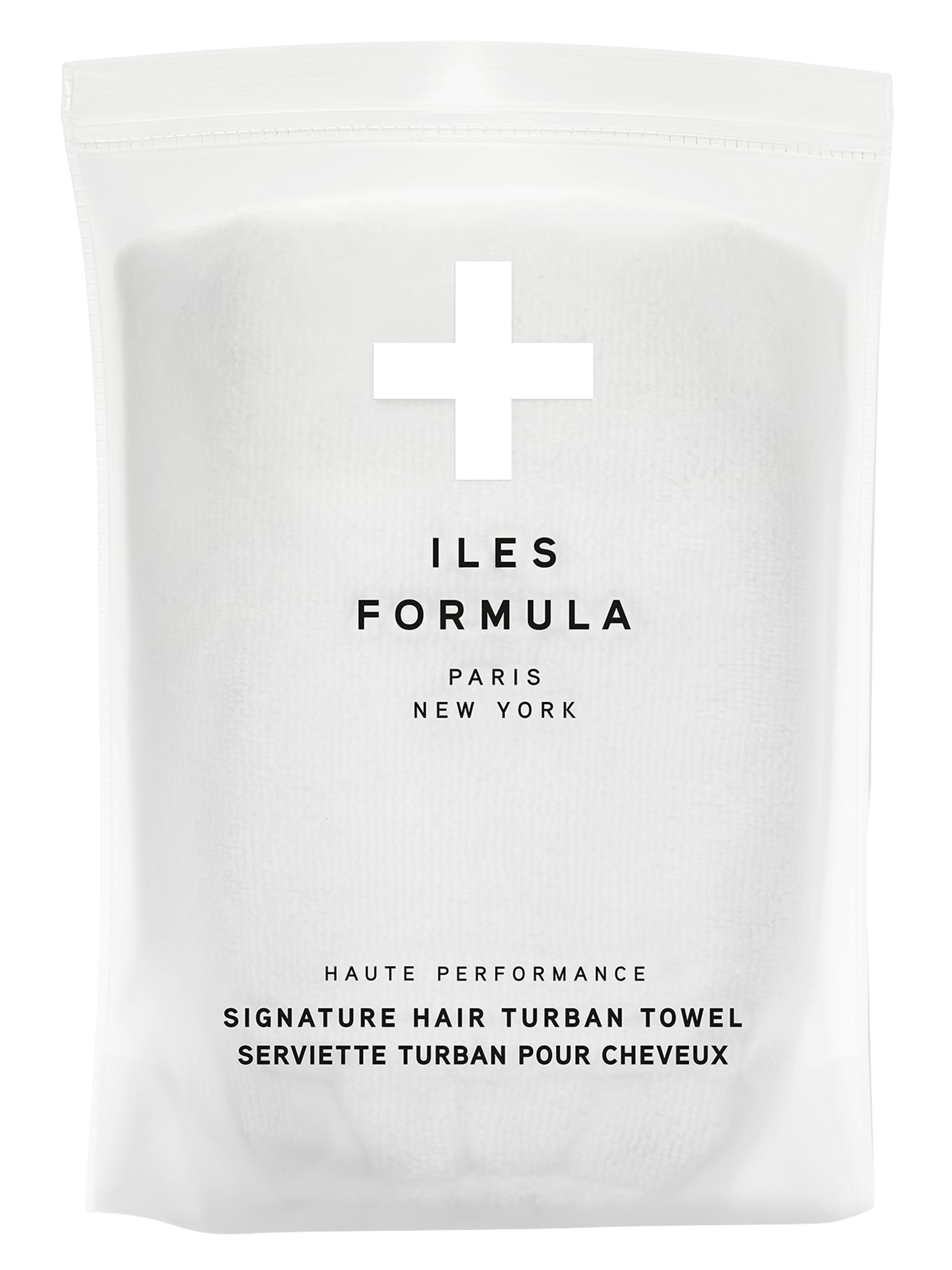 Iles Formula Women's Microfiber Turban Towel - White