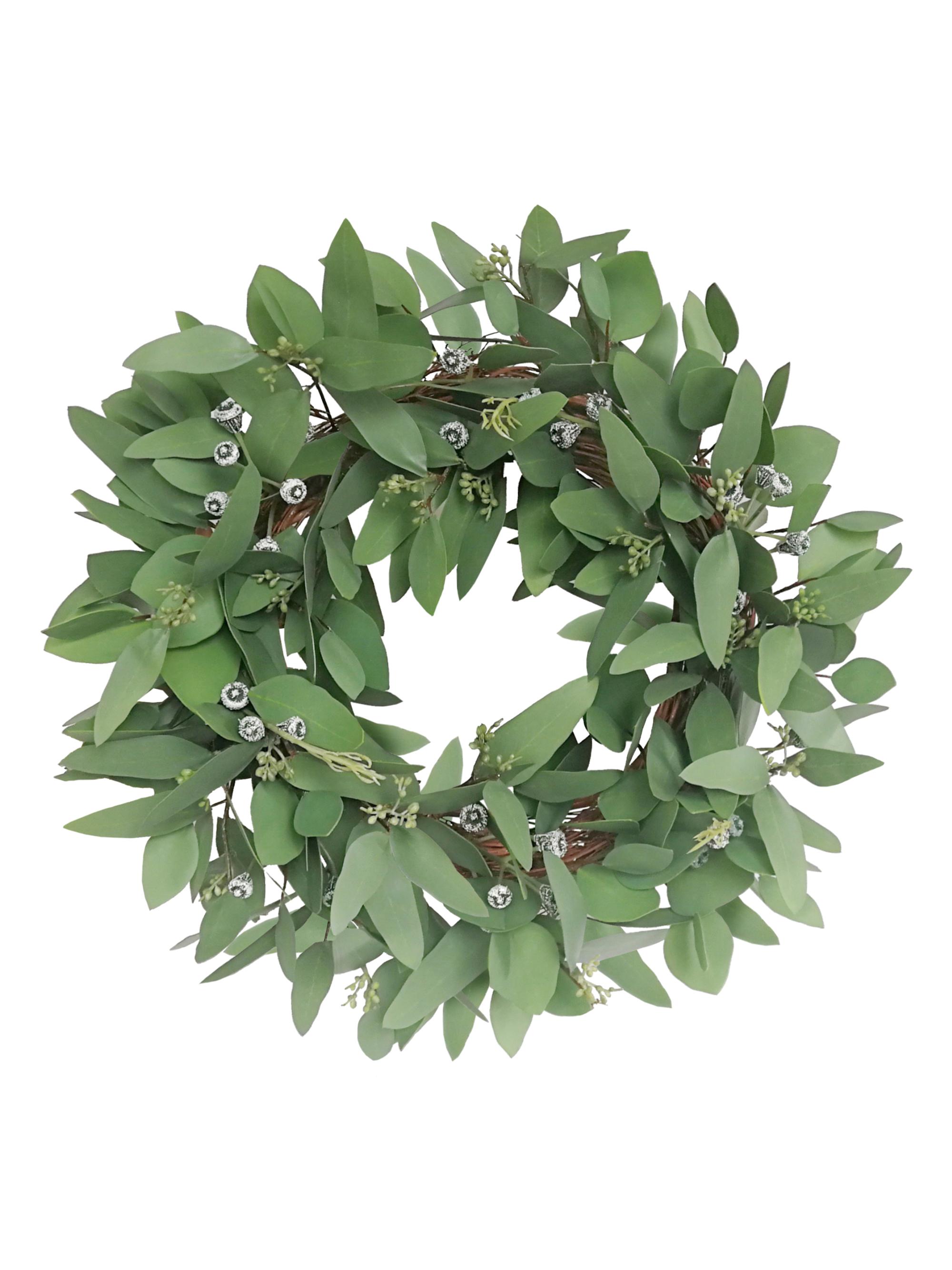 Faux Seeded Eucalyptus Wreath