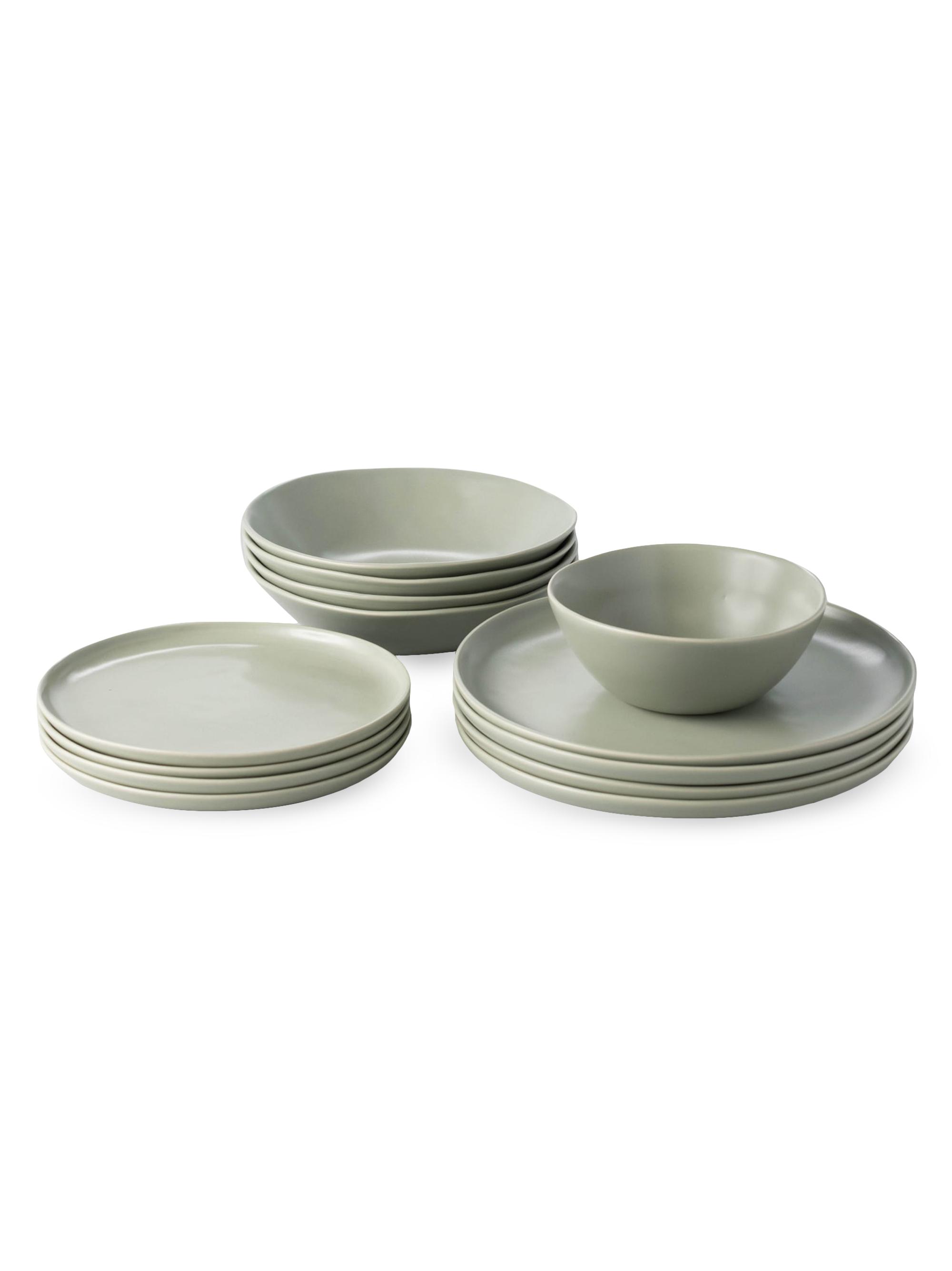 Fable Base Dinnerware Set - Beachgrass Green