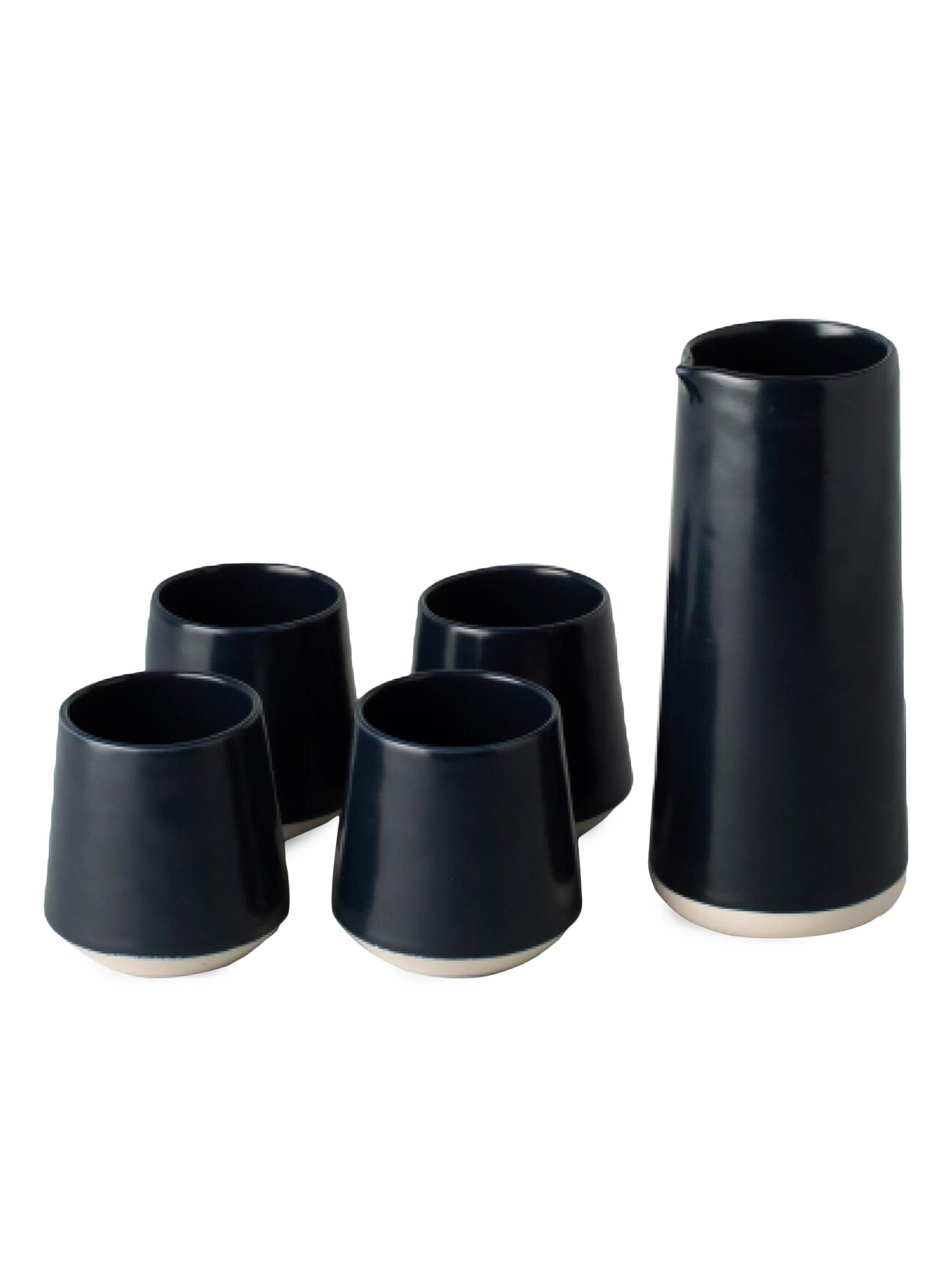 Fable Ceramic Carafe Set - Midnight Blue