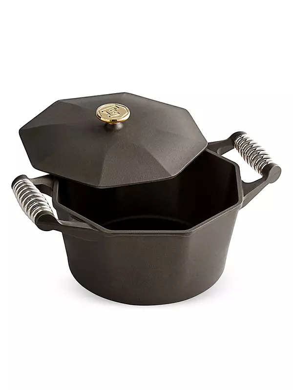 Lodge Cast Iron Finex 5 Quart Dutch Oven Cookware