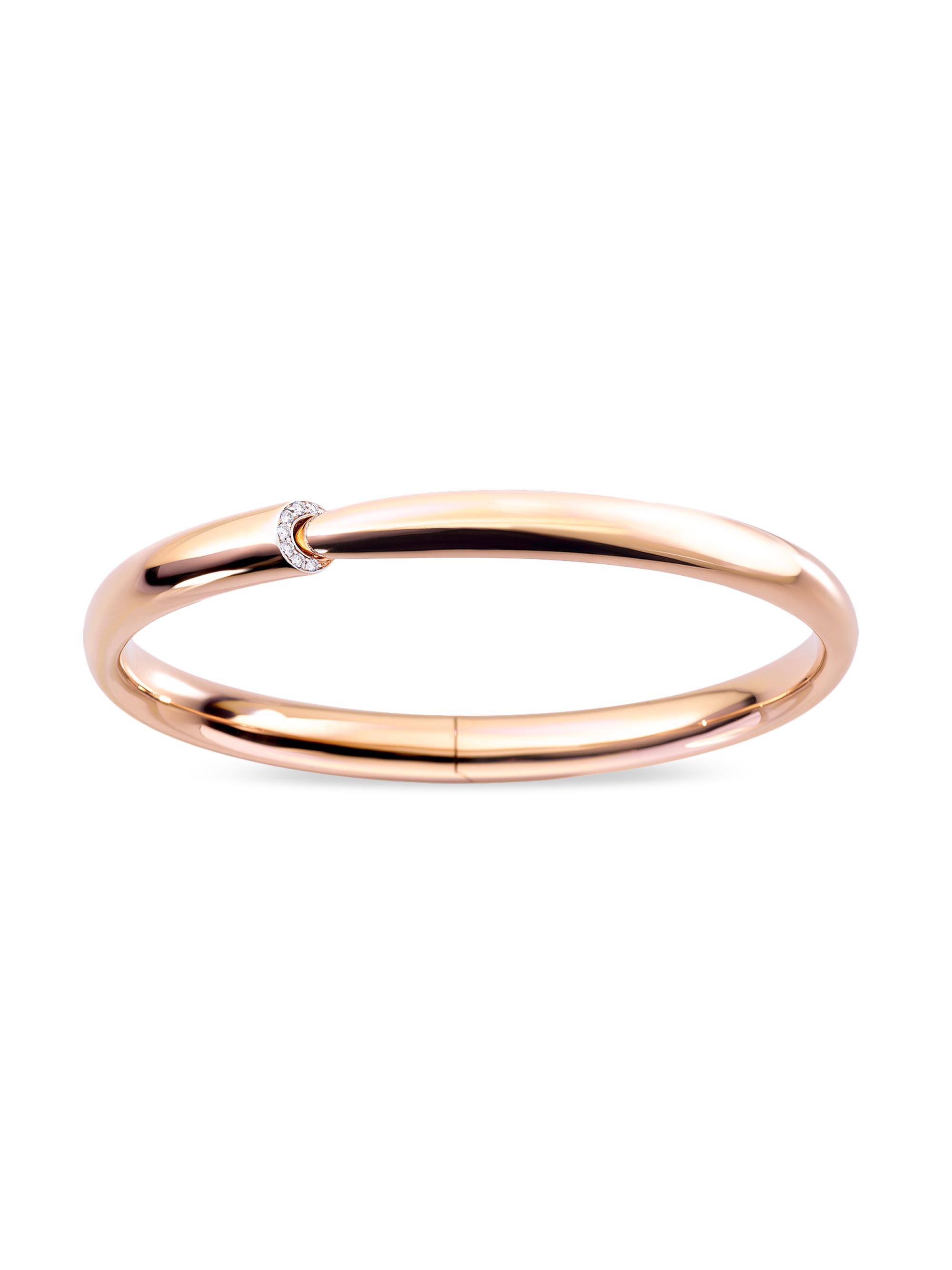 Vhernier Women's Calla The One  18K Rose Gold & 0.05 TCW Diamond Bracelet - Rose Gold - Women's Jewelry And Watches